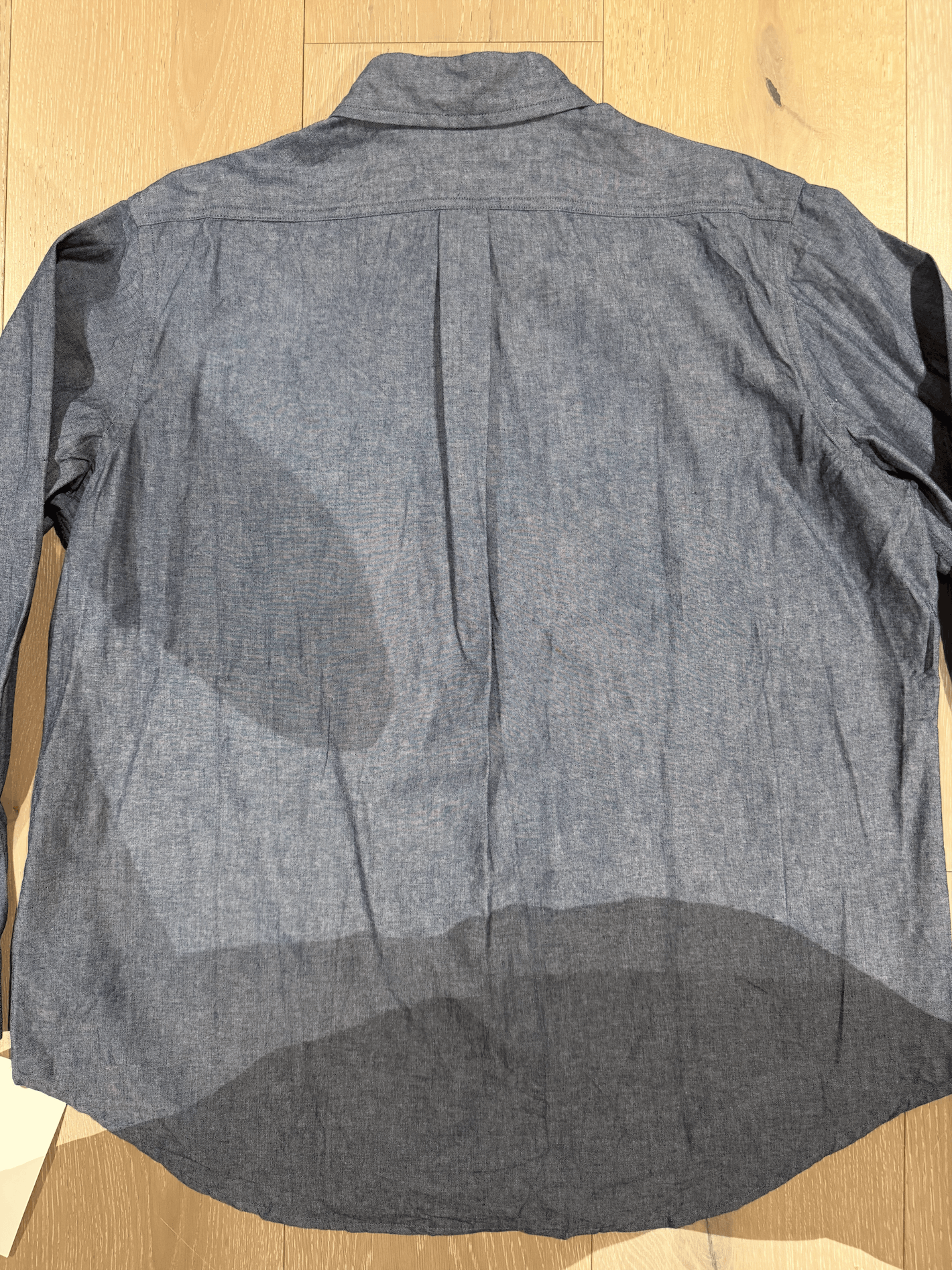 Other 💚 1/25 Conkers Miller Shirt Cotton Chambray Oldham Blue NEW Size US M / EU 48-50 / 2 - 14 Thumbnail