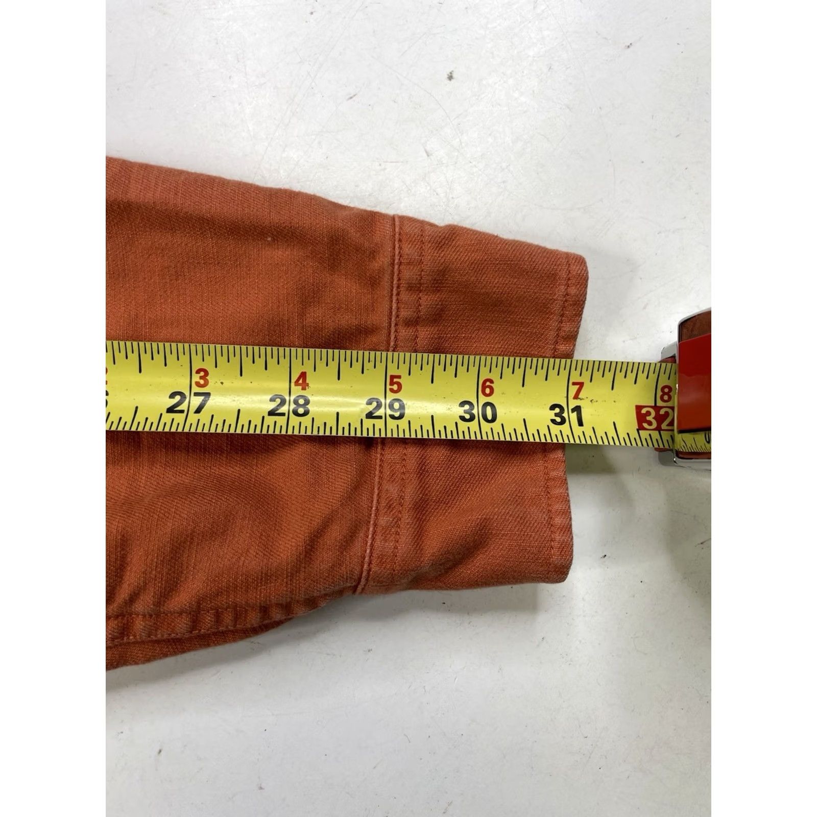 Wallace & Barnes VINTAGE Wallace & Barnes J Crew Orange Twill Button-Up Long-Sleeve Shirt AU774 Men Small Size US S / EU 44-46 / 1 - 4 Thumbnail