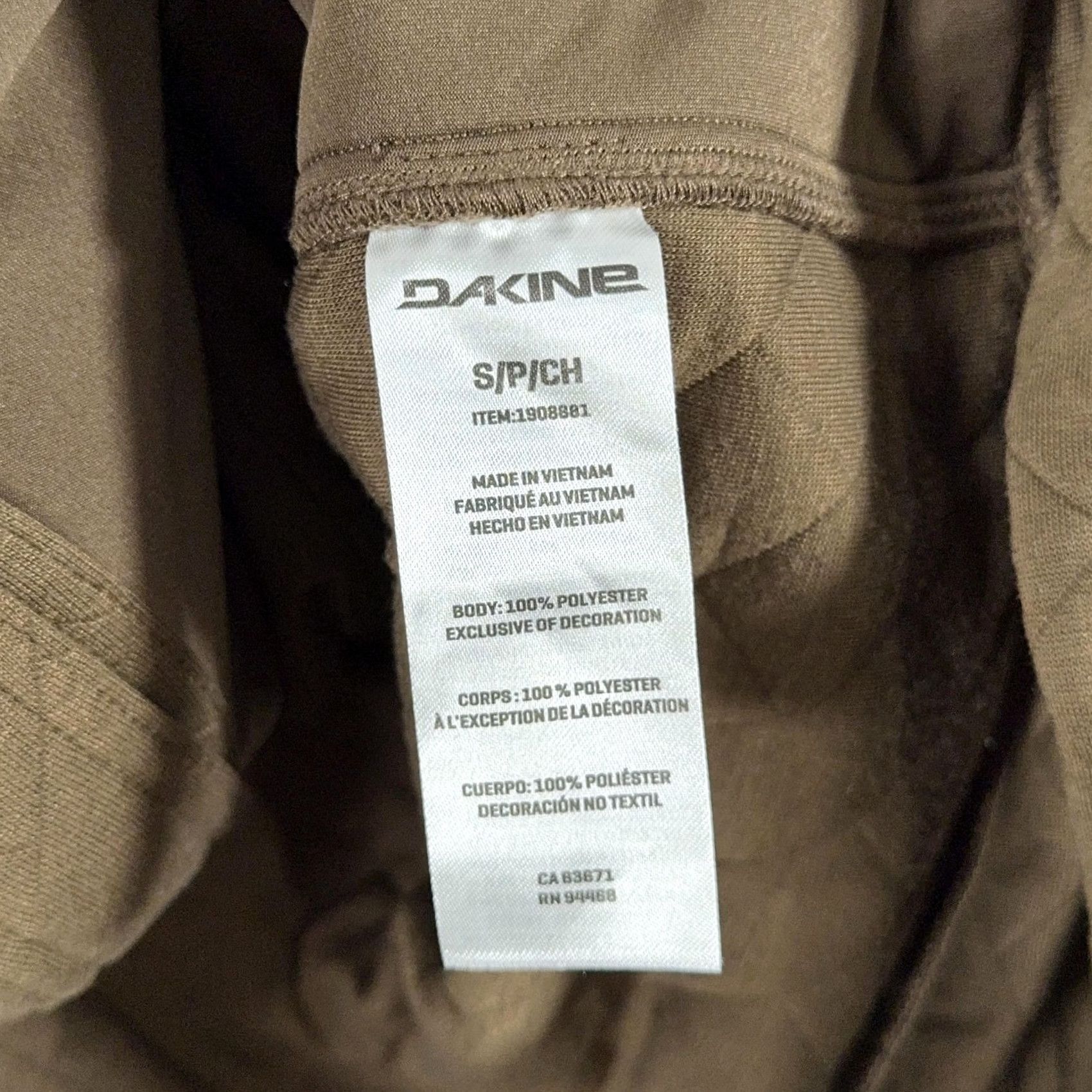 Dakine Dakine Shirt Jacket Mens Small Brown Quilted Snap Front Insulated Casual 1008881 Size US S / EU 44-46 / 1 - 4 Thumbnail