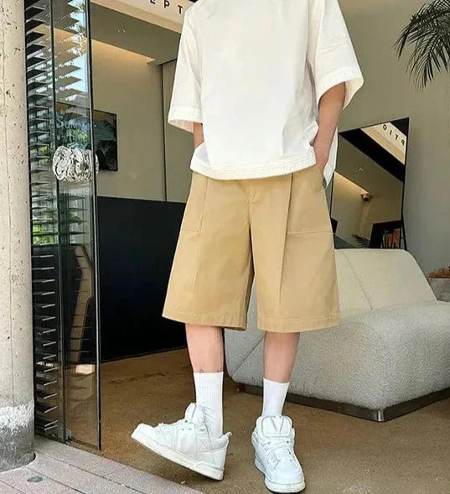 Vintage Long Length Carpenter Shorts Size US 32 / EU 48 - 2 Thumbnail