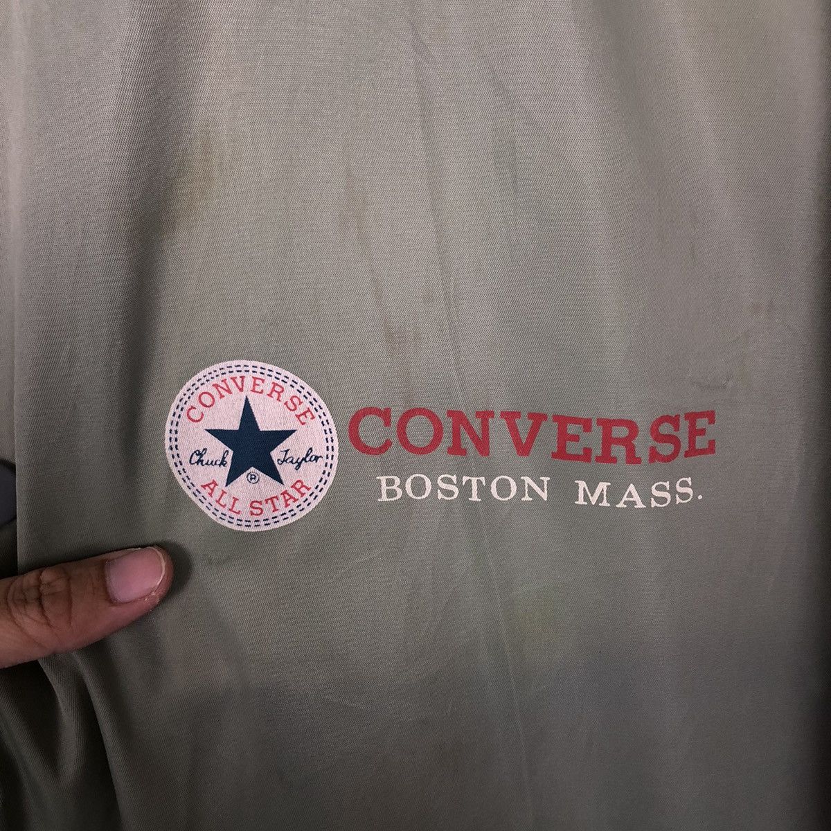 Japanese Brand 90’s VINTAGE OBERSIZED JACKET CONVERSE BOSTON MASS ALL STAR Size US M / EU 48-50 / 2 - 13 Thumbnail