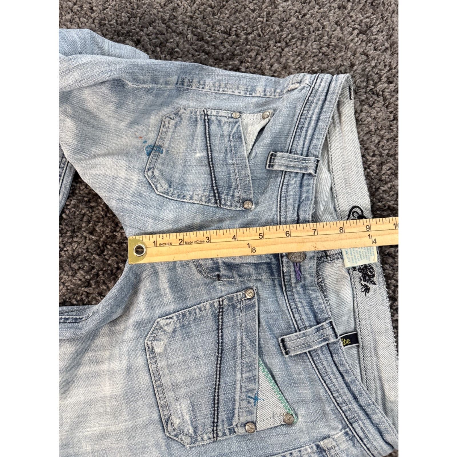 Jessica Simpson VINTAGE Jessica Simpson Jeans Women 30x31 Jeans Distressed 90s Low Rise Straight Blue Womens Regular 90s Size 30" / US 8 / IT 44 - 5 Thumbnail