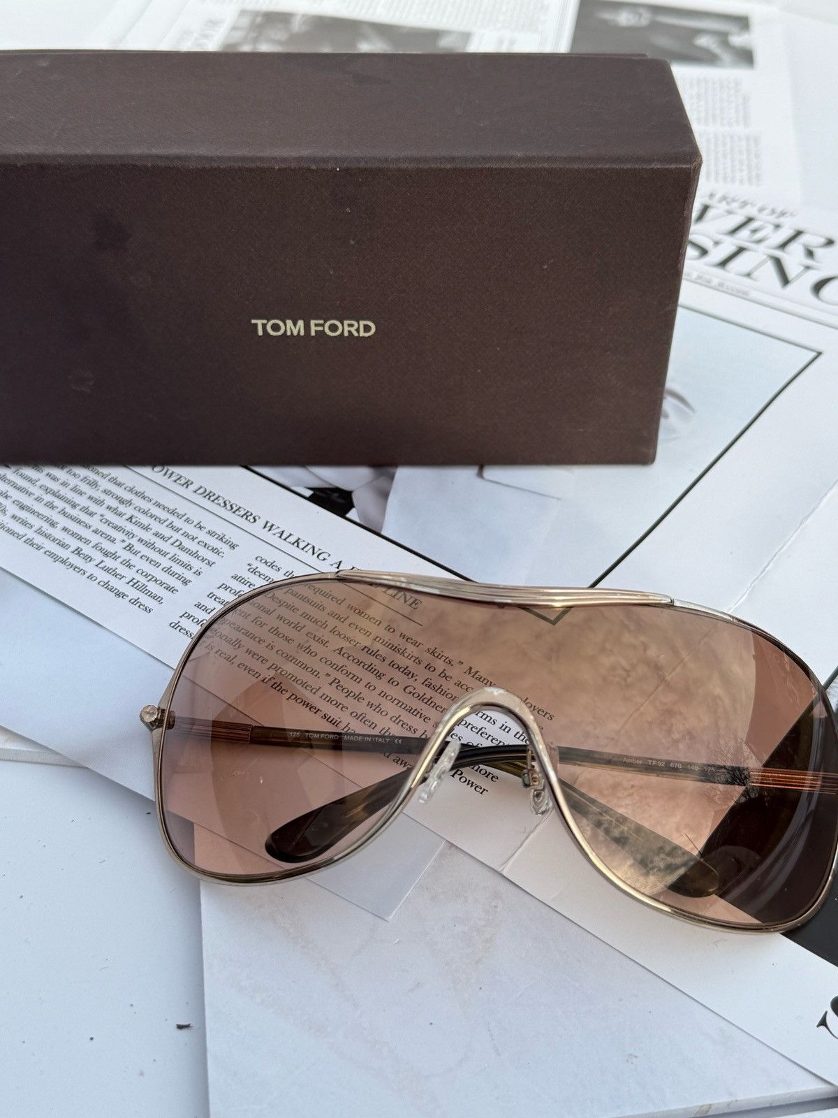 Tom Ford Tom Ford sumglasses Amber TF92 Size ONE SIZE - 6 Thumbnail
