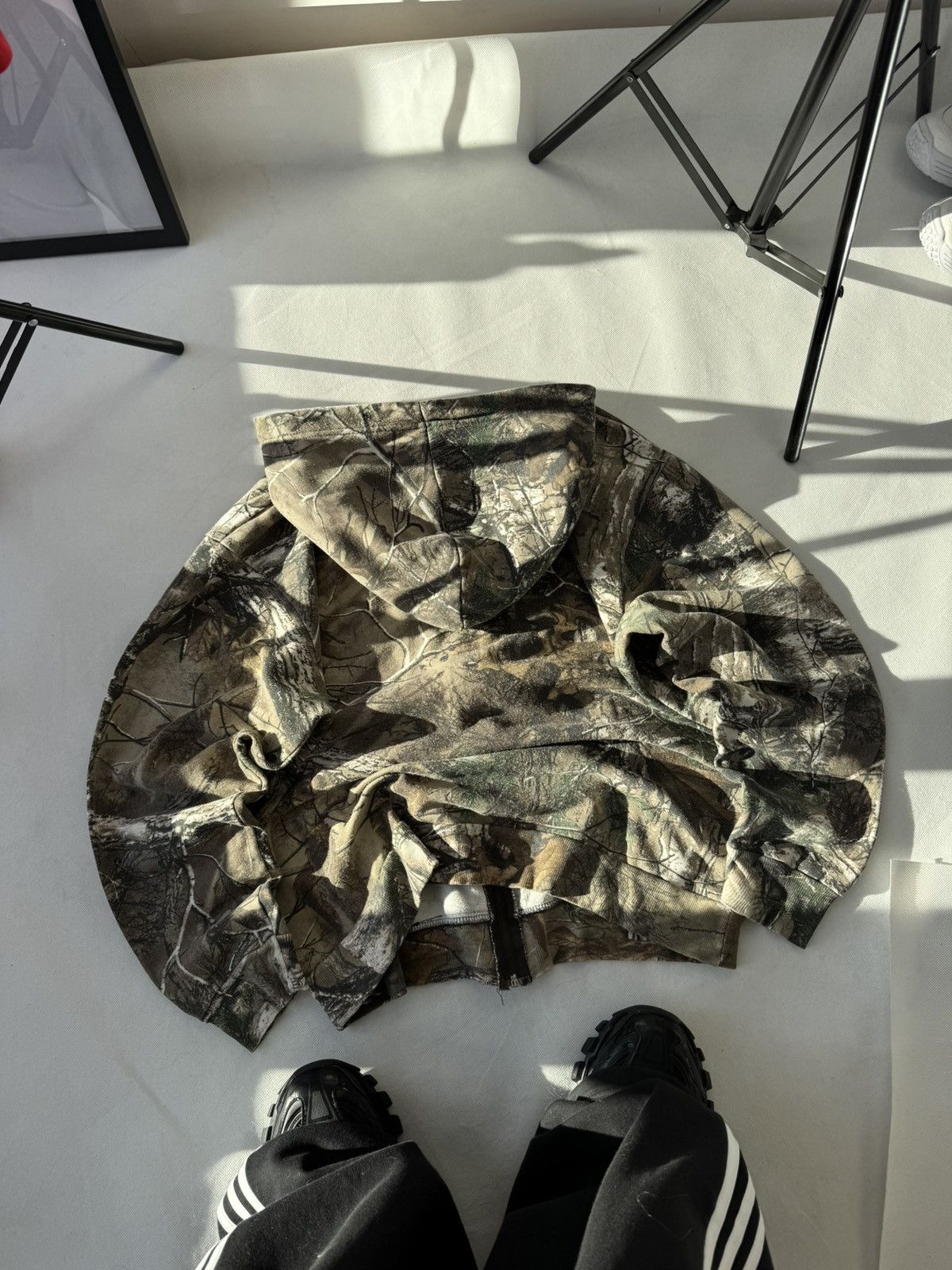 Realtree Vintage Realtree Boxy Fit Camo Zip Up Hoodie Hype Gothic Size US XL / EU 56 / 4 - 8 Thumbnail