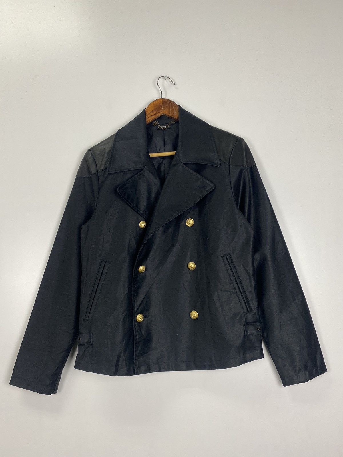 Ann Demeulemeester Ann Demeulemeester shoulder leather Jacket nice design Size US M / EU 48-50 / 2 - 2 Thumbnail