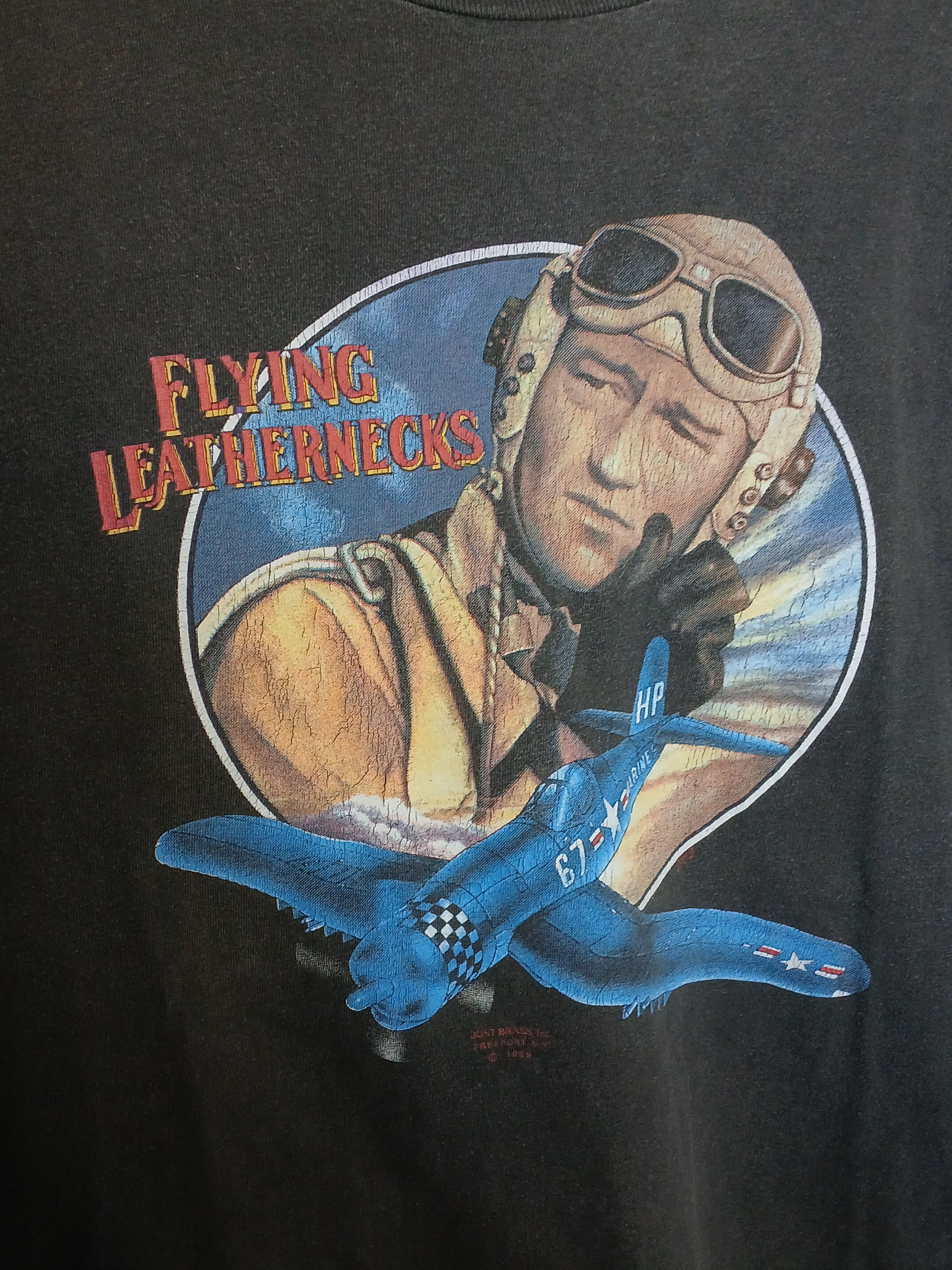 Vintage Vintage 1989 Flying Leathernecks Movie T-Shirt Size US XL / EU 56 / 4 - 3 Thumbnail