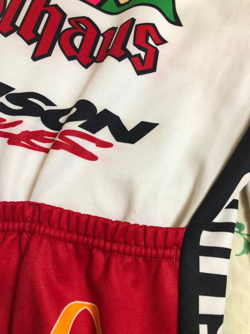 Vintage Cycling Jersey Mens Santini sportwear Size US L / EU 52-54 / 3 - 13 Thumbnail