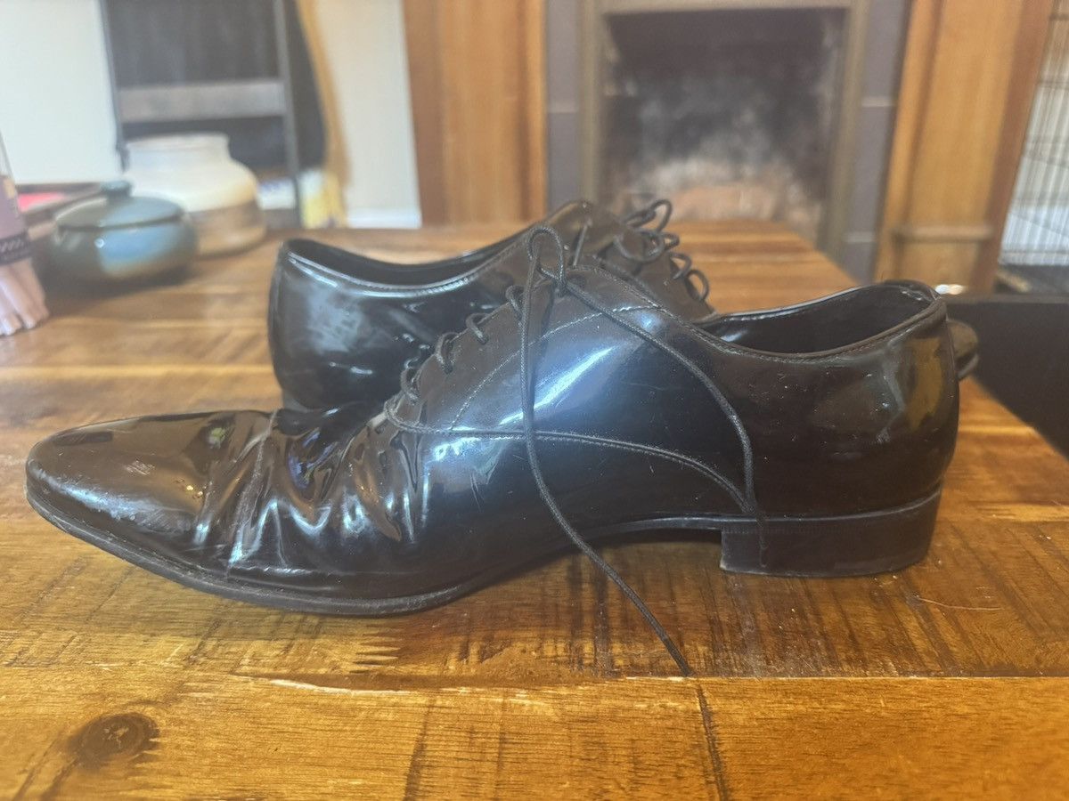Prada Prada Patent Leather Lace Up Dress Shoes Size US 9 / EU 42 - 5 Thumbnail