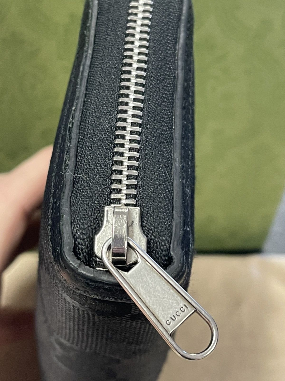 Gucci Gucci Logo Off The Grid Long Wallet Nylon/Leather Black Size ONE SIZE - 11 Thumbnail