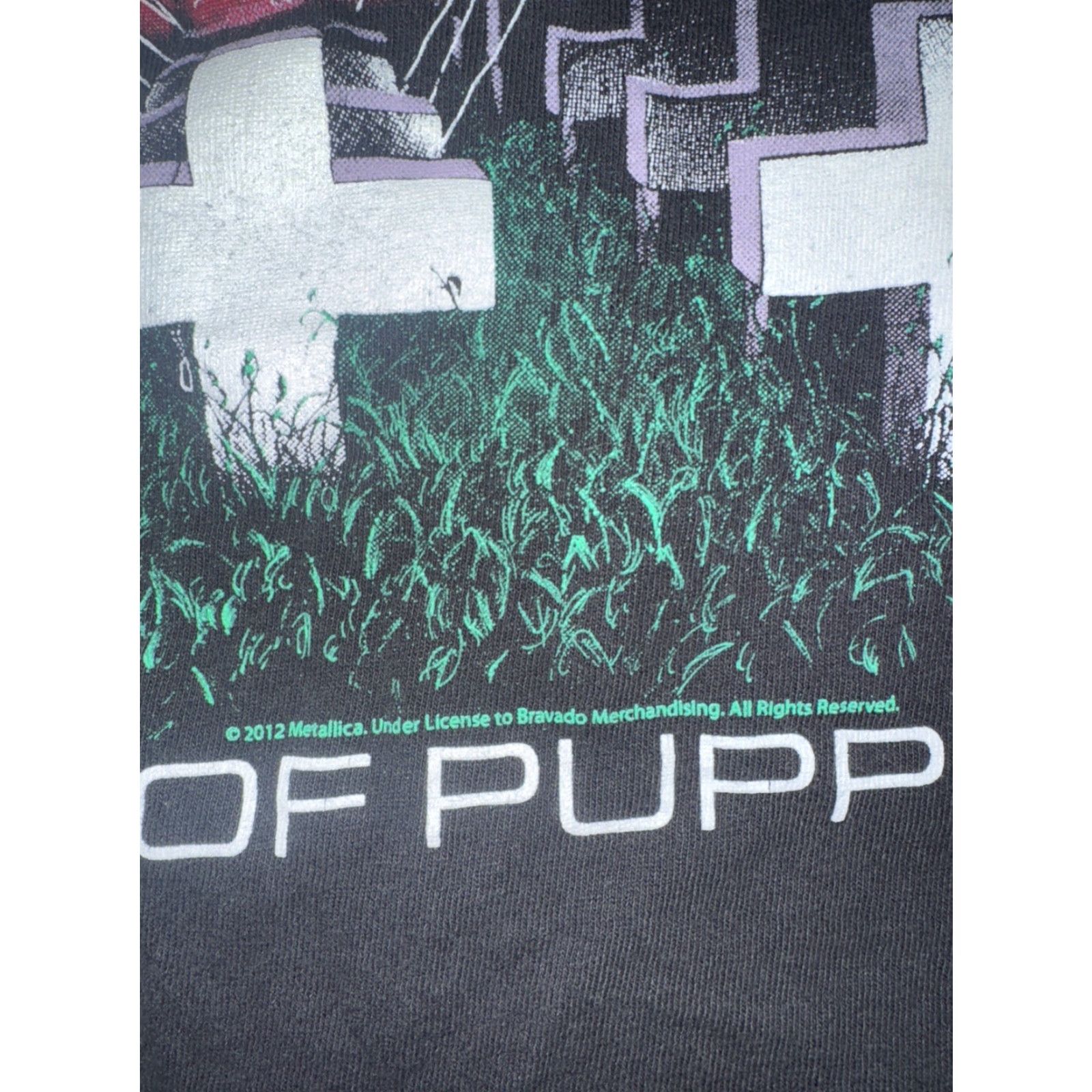 Vintage VINTAGE Metallica Master Of Puppets T-Shirt Black Large Mens 19x26 Band Rock Size US L / EU 52-54 / 3 - 3 Thumbnail