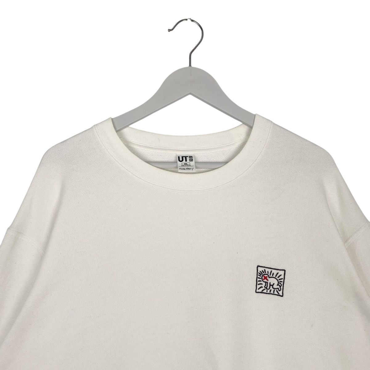 Vintage Vintage Ut Keith Haring Crewneck Sweatshirt White Size US XXL / EU 58 / 5 - 4 Thumbnail