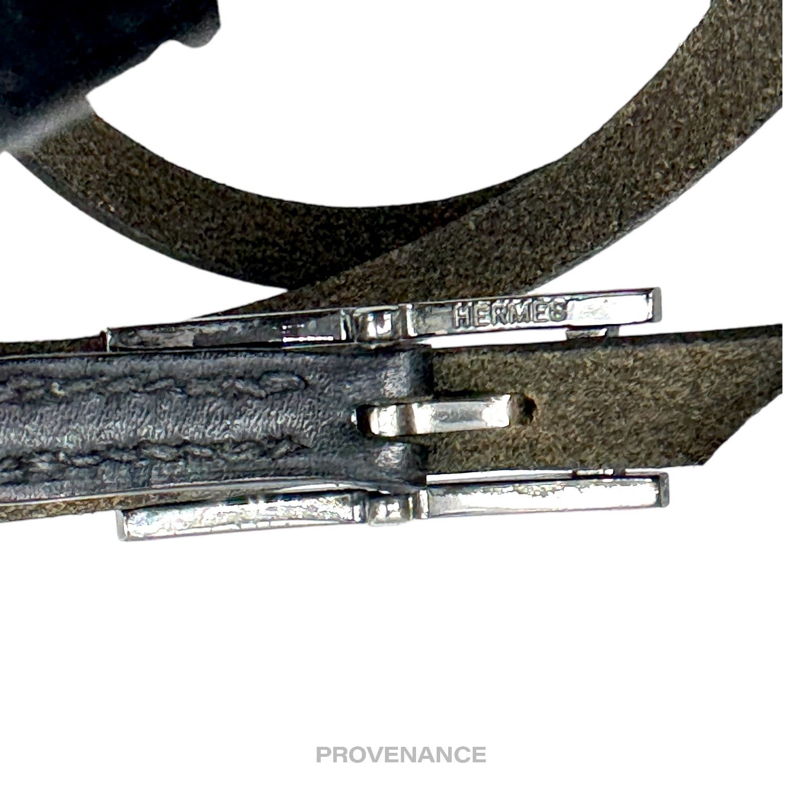 Hermes 🔴 Hermes Triple Tour Bracelet - Black Leather Size ONE SIZE - 6 Thumbnail