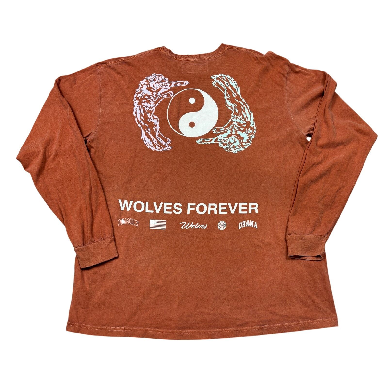 Darc Sport Darc Sport Wolves Forever Yin Yang Long Sleeve Shirt Mens XL Size US XL / EU 56 / 4 - 1 Thumbnail