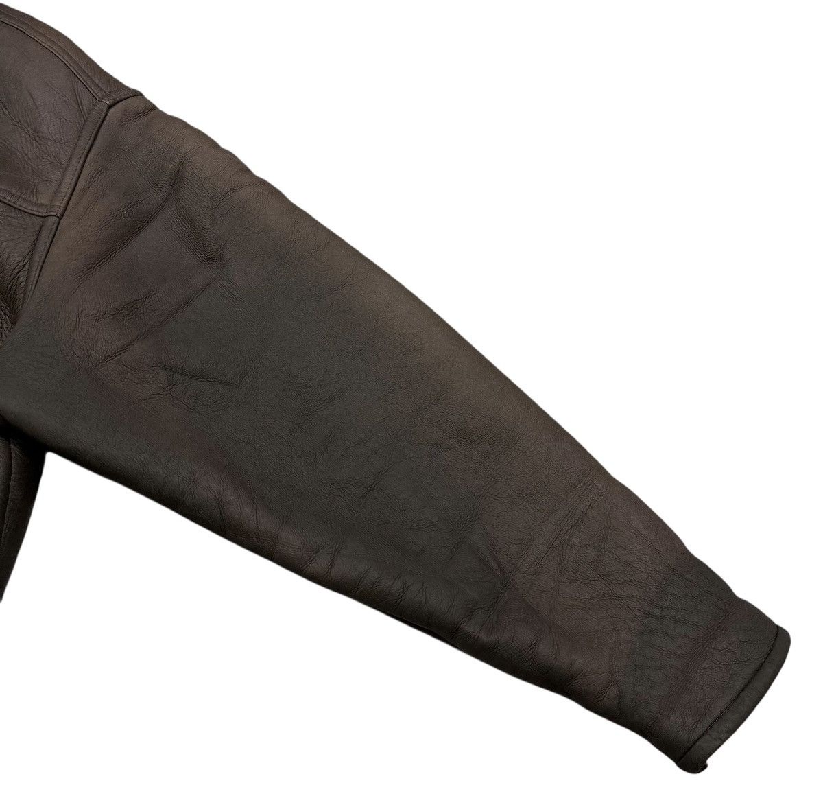 Leather Vintage Sheepskin Shearling Avant Garde Leather Jacket Size US M / EU 48-50 / 2 - 8 Thumbnail