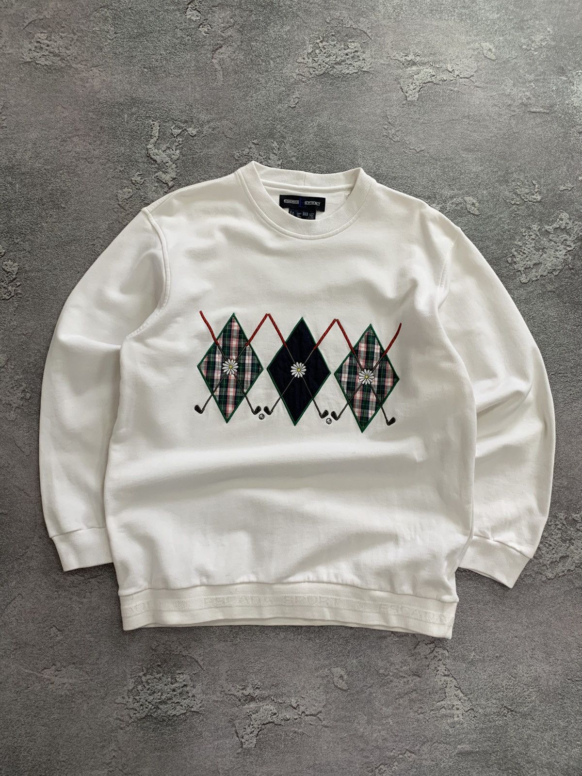 Escada Sport × Vintage VTG Escada Sport Golf White Sweatshirt Men’s Size XL Size US XL / EU 56 / 4 - 1 Thumbnail