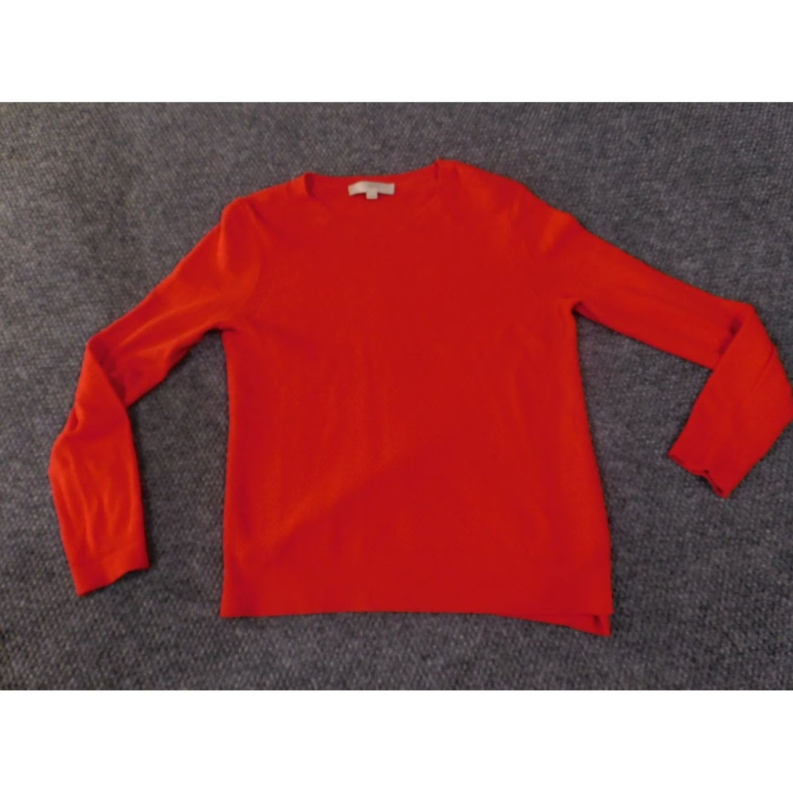 Loft LOFT Sweater Womens M Red Long Sleeve Pullover Lightweight Knit Regular Fit casual Pullover Womens Size M / US 6-8 / IT 42-44 - 2 Thumbnail