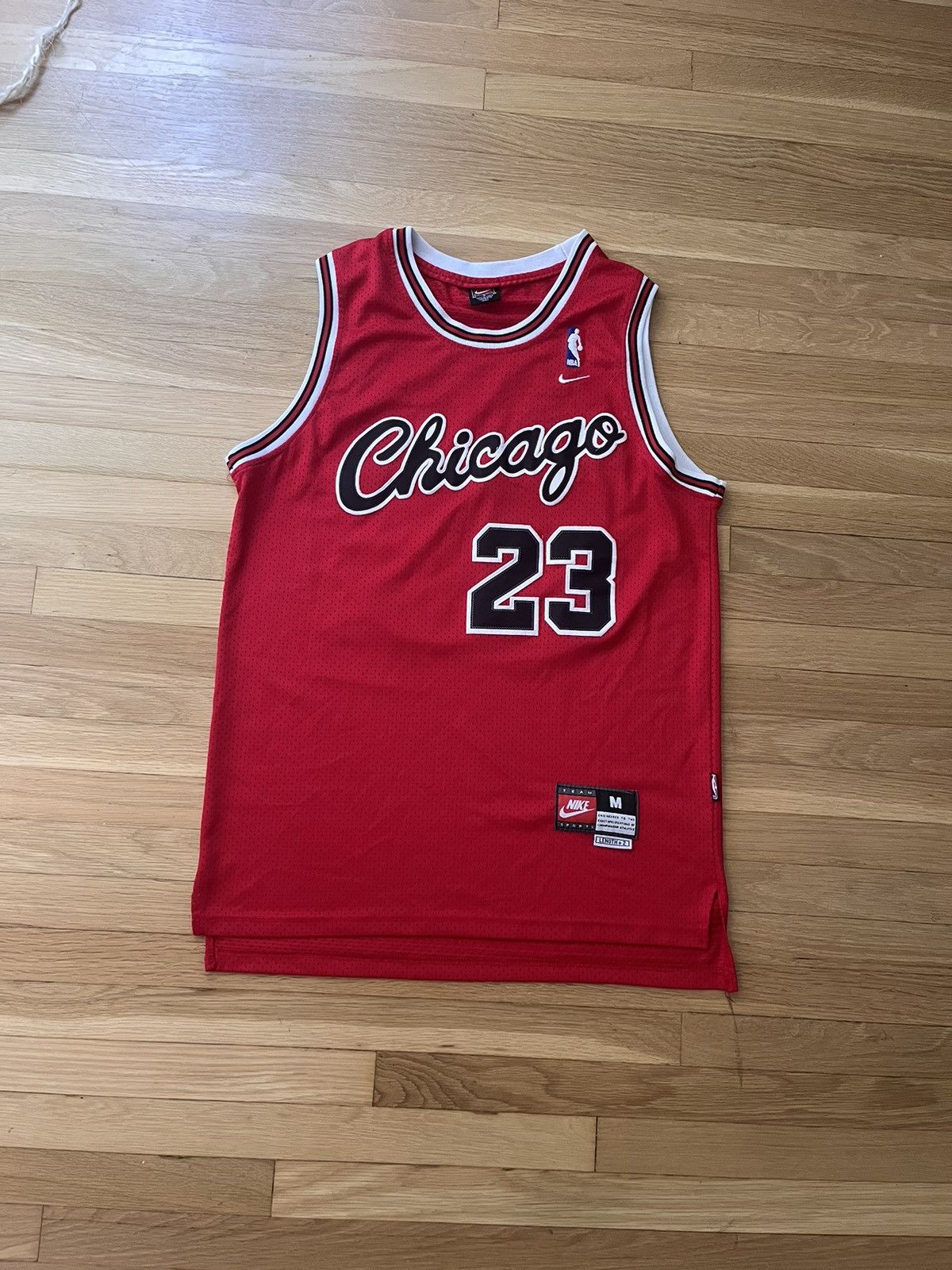 Nike Chicago Bulls #23 Michael Jordan Nike Jersey (Length +2) Size US M / EU 48-50 / 2 - 1 Thumbnail