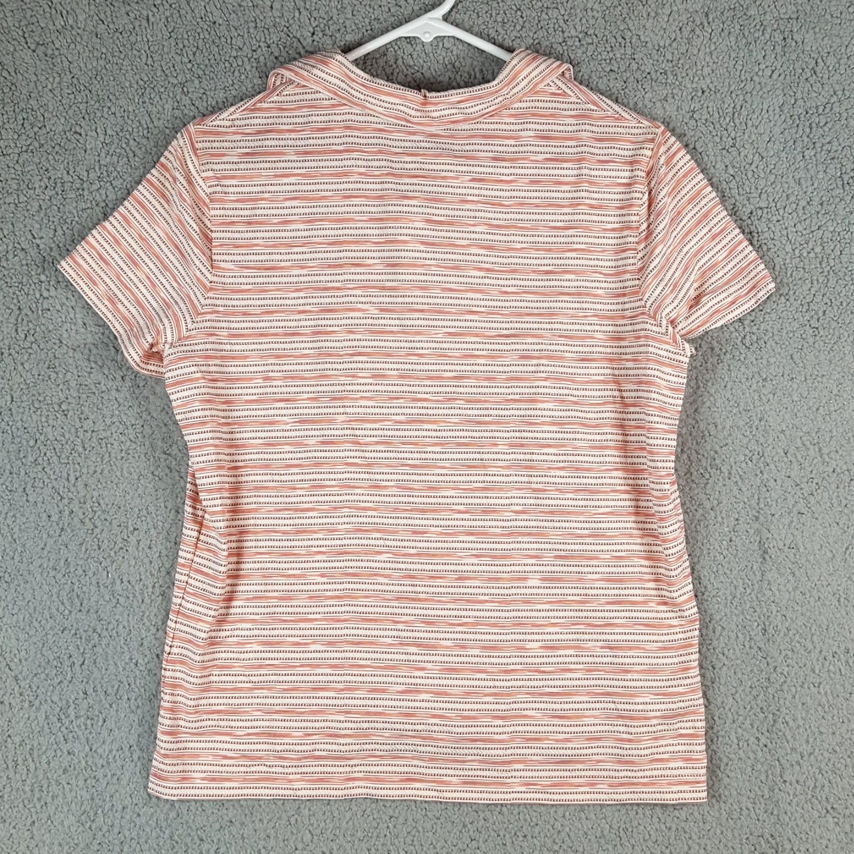 Vintage Tail Polo Shirt - Tail Golf Nylon Poly Blend Athletic Women's Medium Zip Up Collared Striped Shirt Size M / US 6-8 / IT 42-44 - 4 Thumbnail