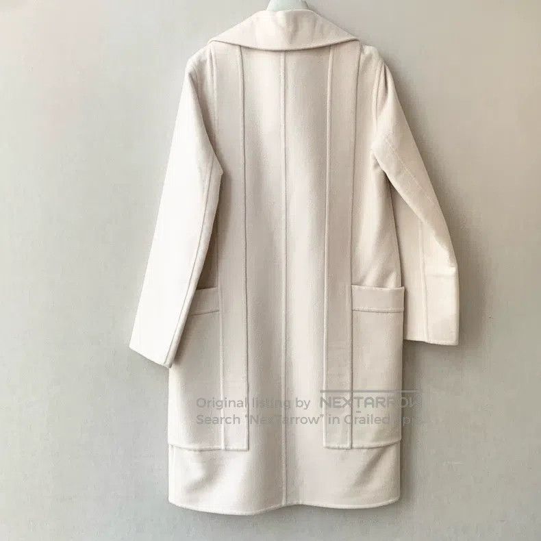 Hermes Hermes Coat Beige Size XXS / US 00 / IT 34 - 2 Thumbnail