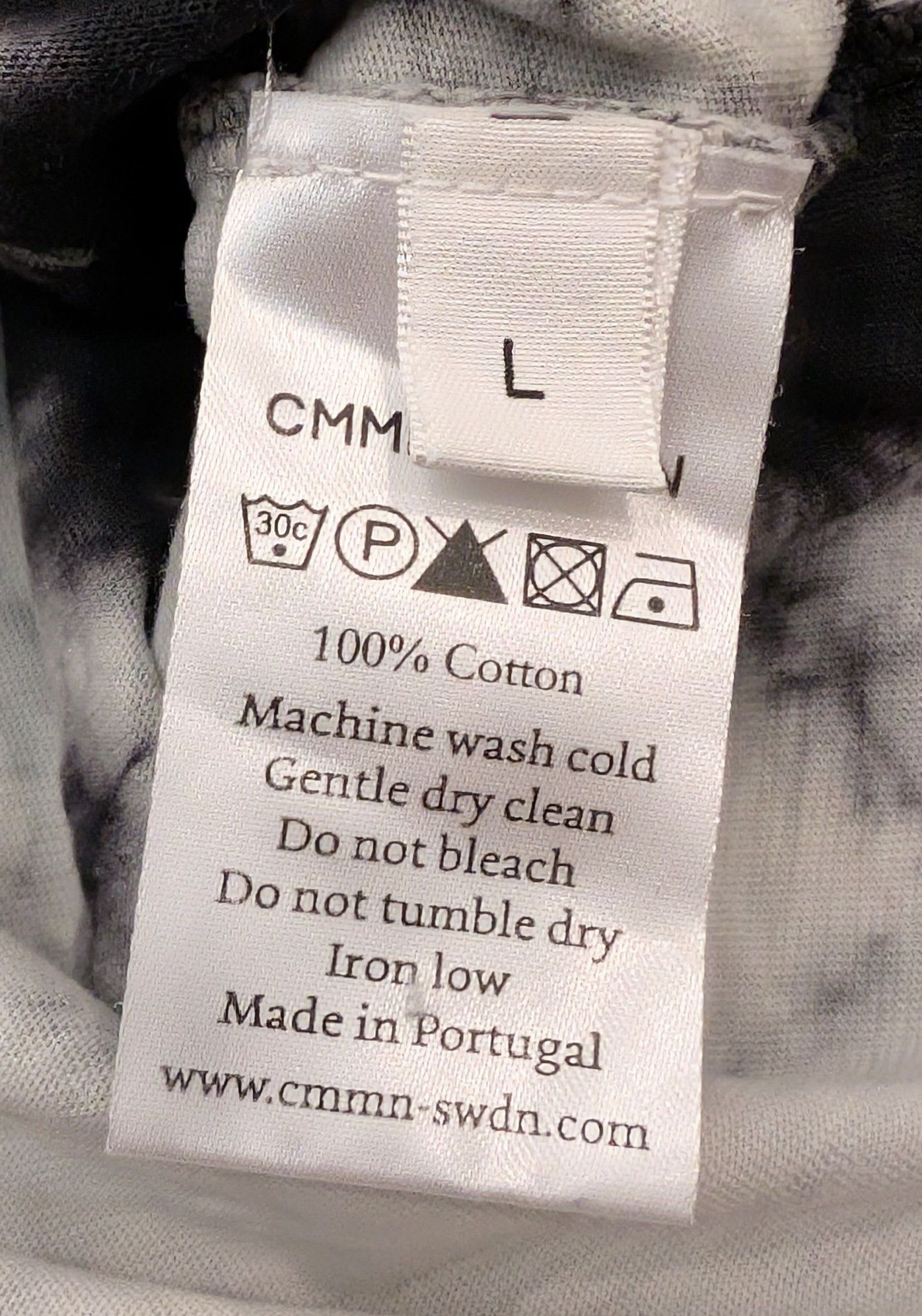 CMMN SWDN CMMN SWDN Ridley Tie Dye T-shirt Cotton Made in Portugal Size US L / EU 52-54 / 3 - 4 Thumbnail
