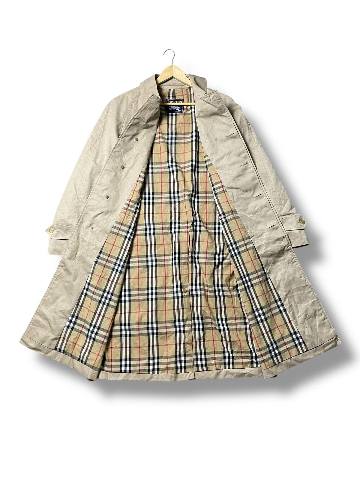 Burberry Prorsum × Designer × Vintage Vintage Burberrys Prosurm Long Trench Coat(44) Size US S / EU 44-46 / 1 - 2 Thumbnail