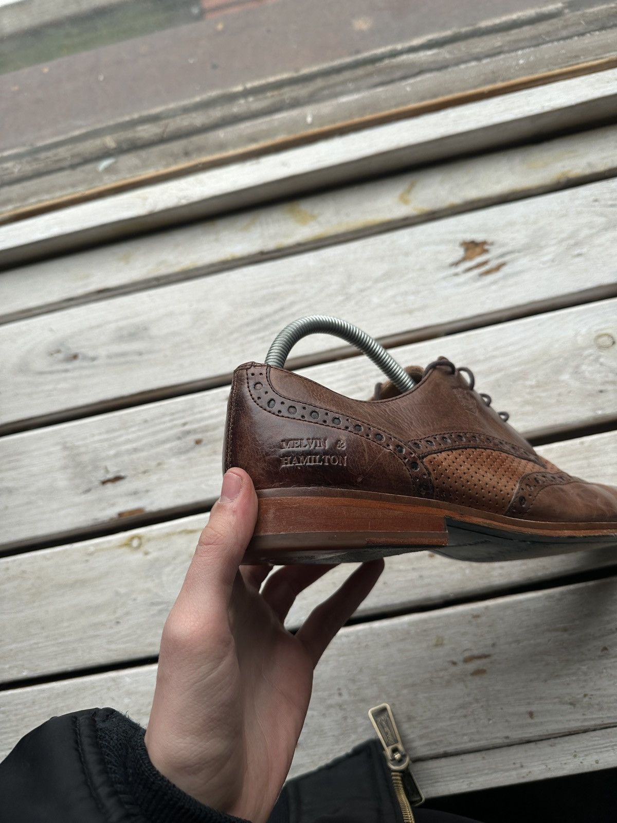 Melvin & Hamilton LUXURY 🚨 MELVIN & HAMILTON VNTG SHOES MEN BROWN LUXURY RARE Size US 10 / EU 43 - 7 Thumbnail