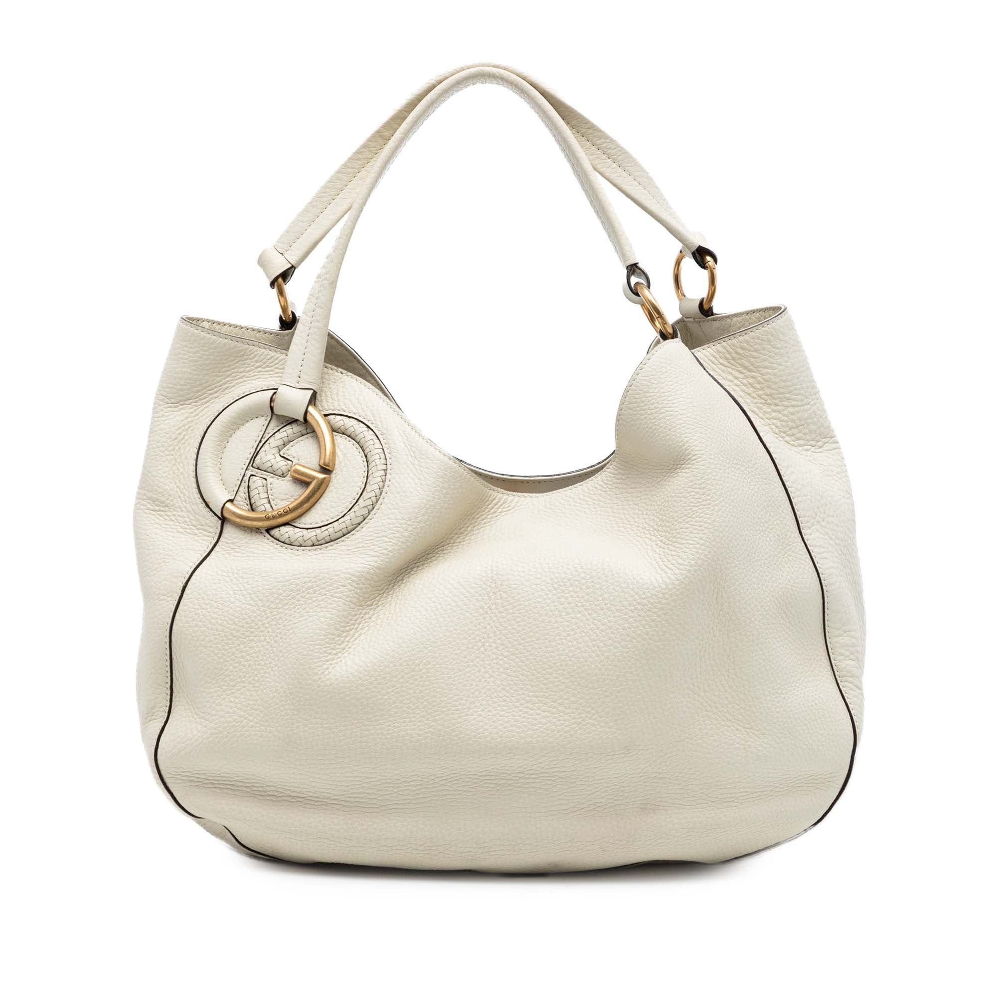Gucci Medium Pebbled Calfskin Twill Tote Size ONE SIZE - 1 Thumbnail