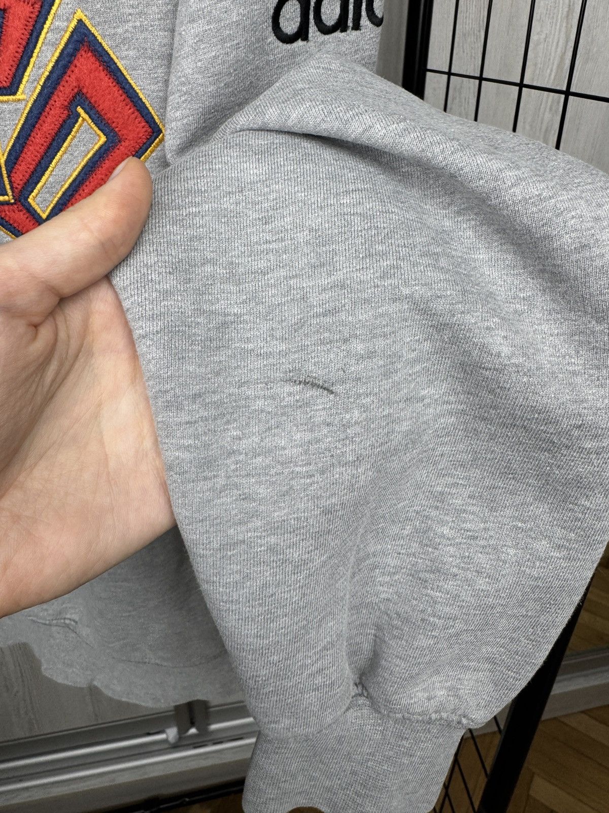 Adidas Adidas Dikembe Mutombo #55 vintage 90s grey sweatshirt M Size US M / EU 48-50 / 2 - 7 Thumbnail