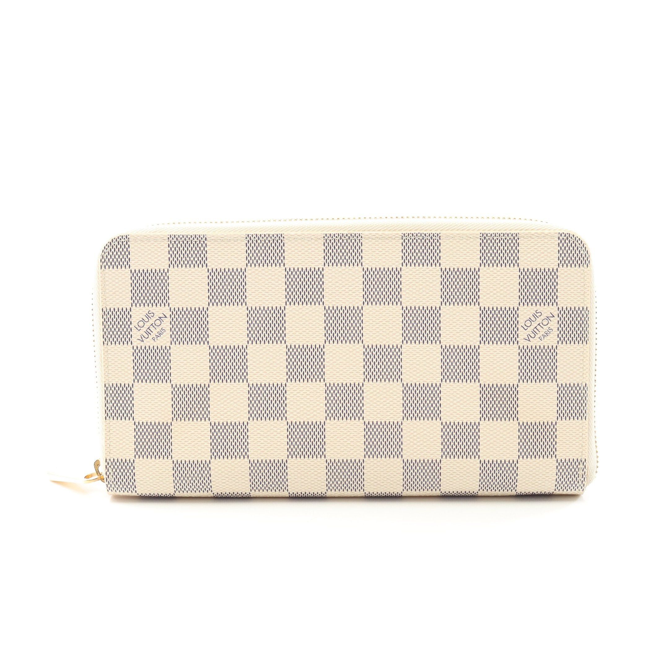 Louis Vuitton Louis Vuitton Zippy Organiser Damier Azur Round Zipper Long Wallet Leather White Size ONE SIZE - 1 Thumbnail
