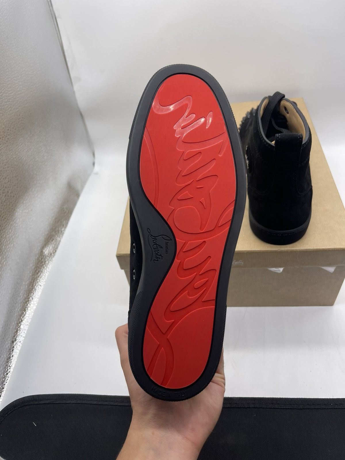 Christian Louboutin Christian Louboutin Louis spike high top Size US 7 / EU 40 - 5 Thumbnail