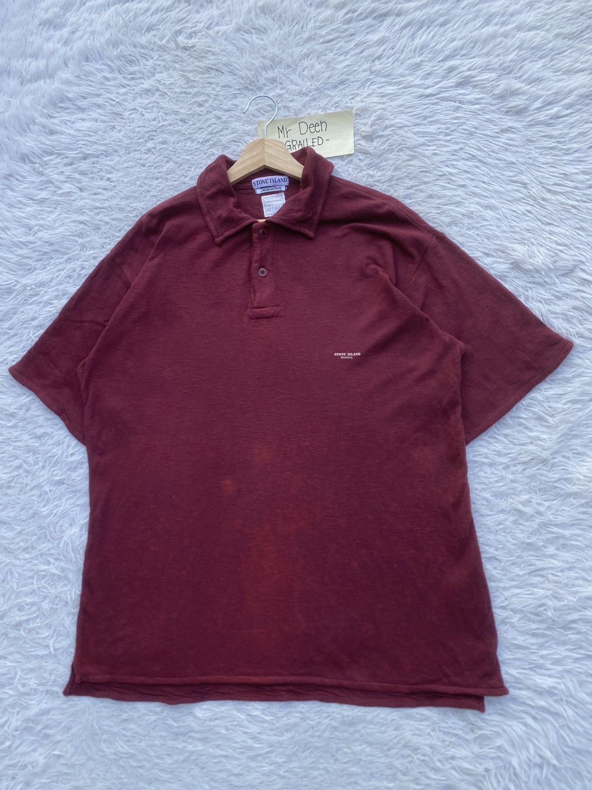 Stone Island Vintage Stone Island Marina Polo Shirt from SS 1995 Size US M / EU 48-50 / 2 - 3 Thumbnail