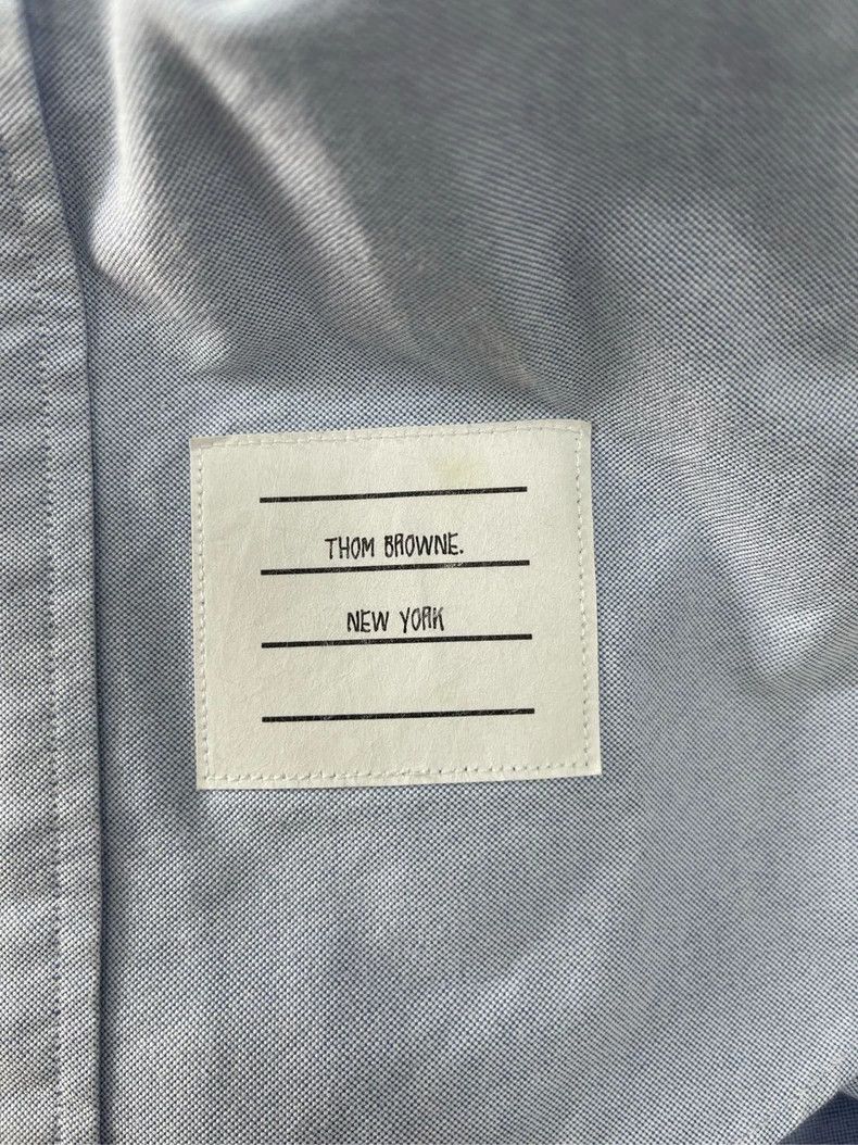 Thom Browne Thom Browne Armband straight shirt, blue Size US XS / EU 42 / 0 - 5 Thumbnail
