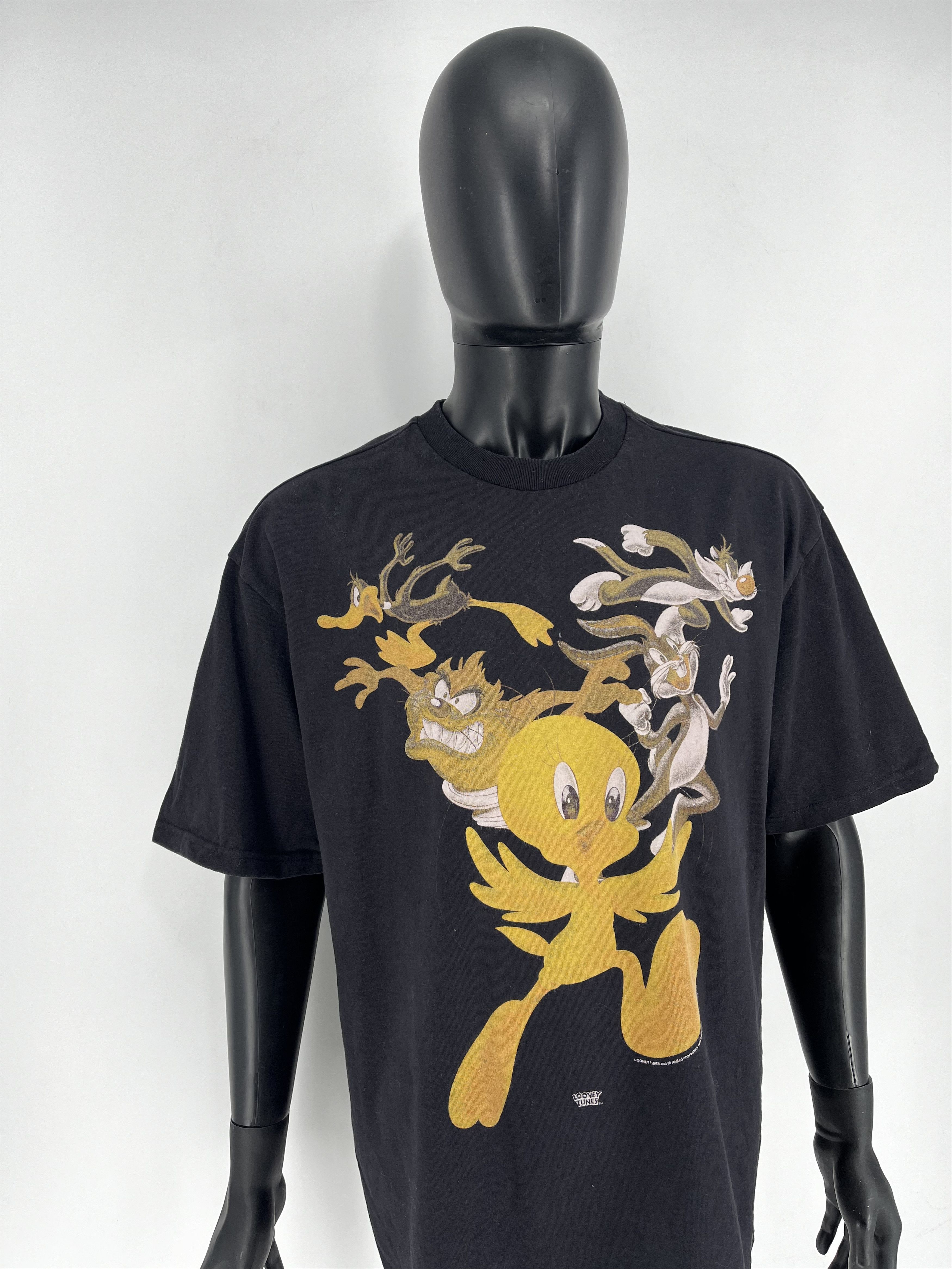 Disney × LFDY Men's Black Looney Tunes LFDY T-Shirt Size M Size US M / EU 48-50 / 2 - 3 Thumbnail