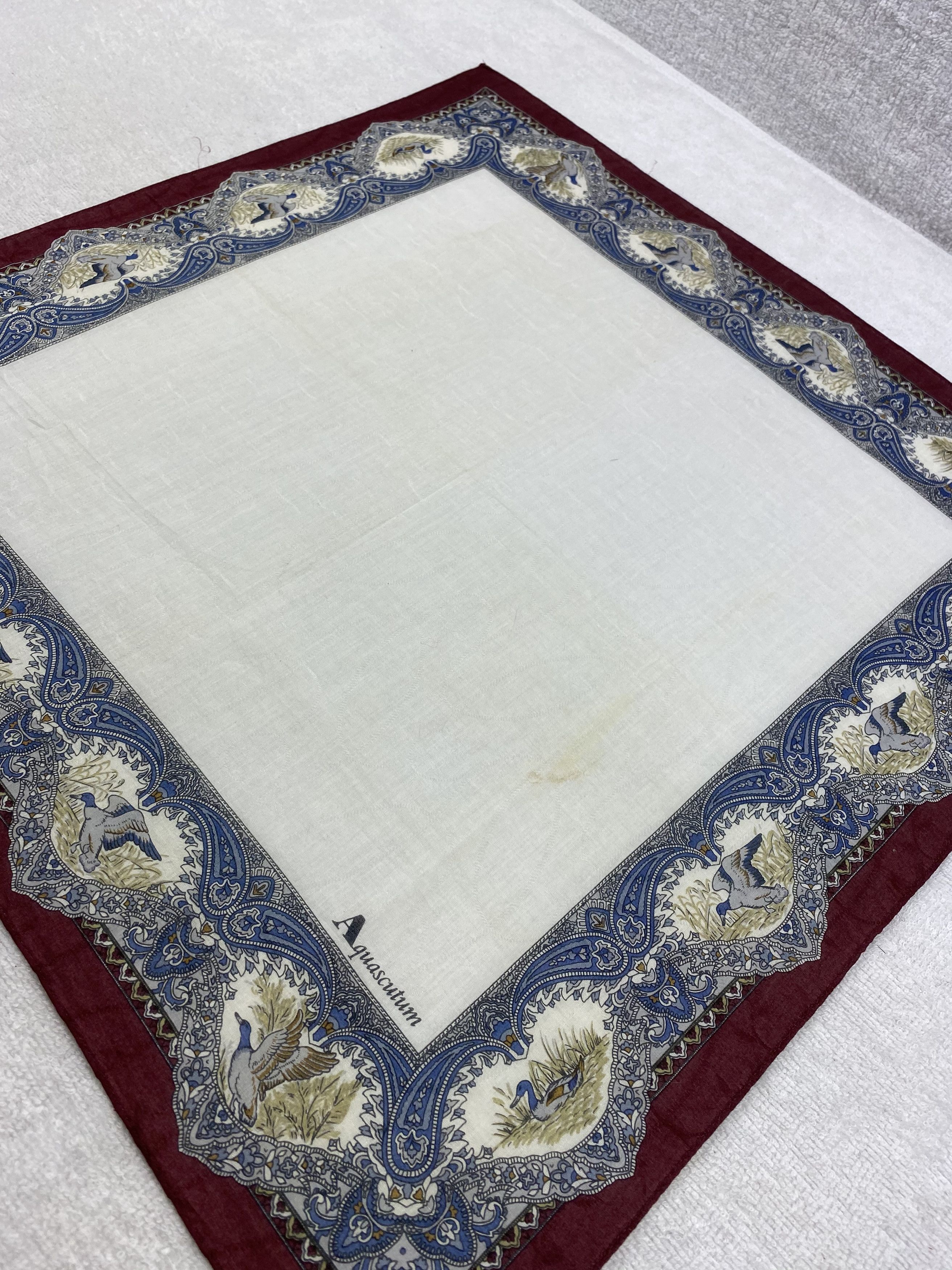 Aquascutum × Vintage Aquasqutum Handkerchief / Bandana / Neckerchief Size ONE SIZE - 4 Thumbnail