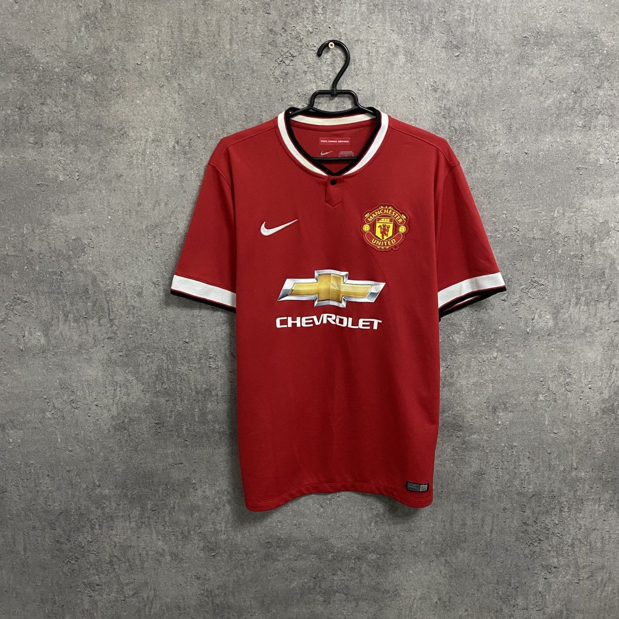 Nike Vintage Nike Manchester United 2014 Home Jersey Soccer Size US L / EU 52-54 / 3 - 1 Thumbnail