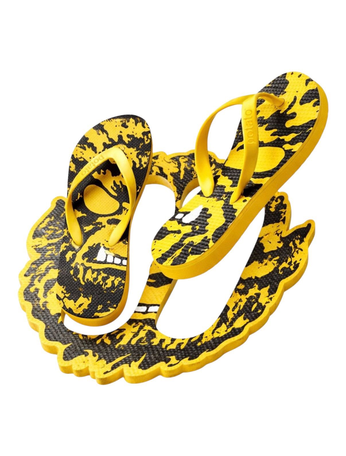 Imran Potato Imran Potato Action Figure Flip Flops Yellow Size 10 Size US 10 / EU 43 - 3 Thumbnail