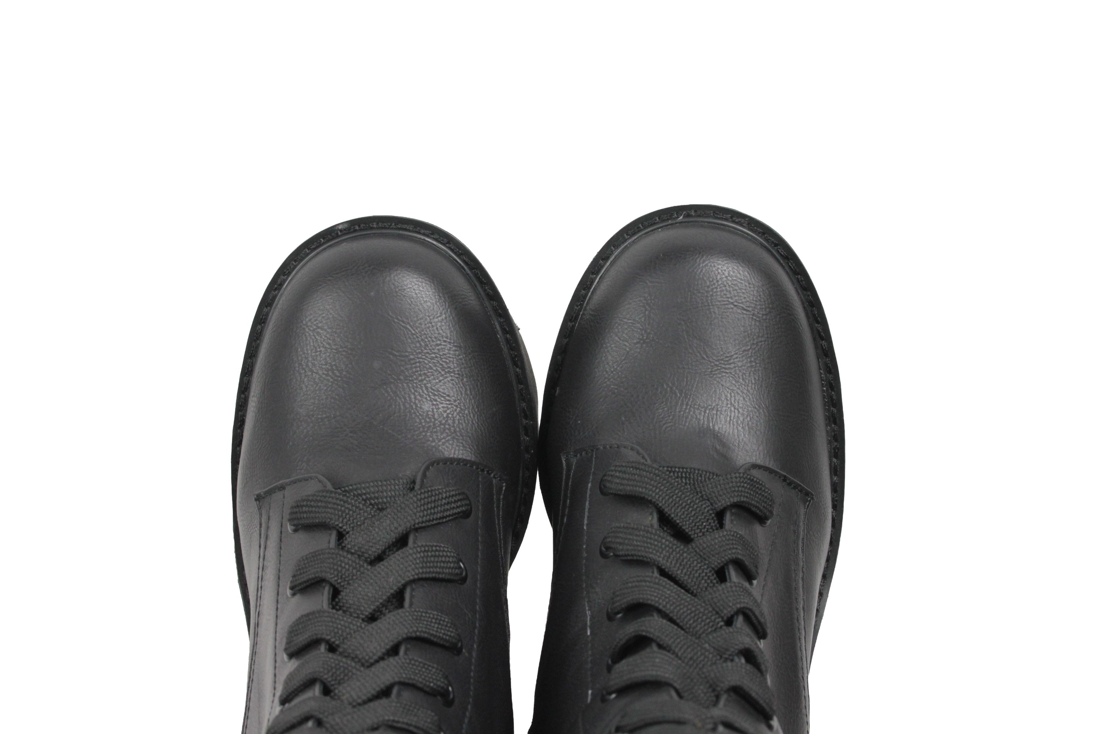 Dolls Kill Current Mood Obsidian Y2K Platform Cargo Wedge Boots Size US 9 / IT 39 - 6 Thumbnail