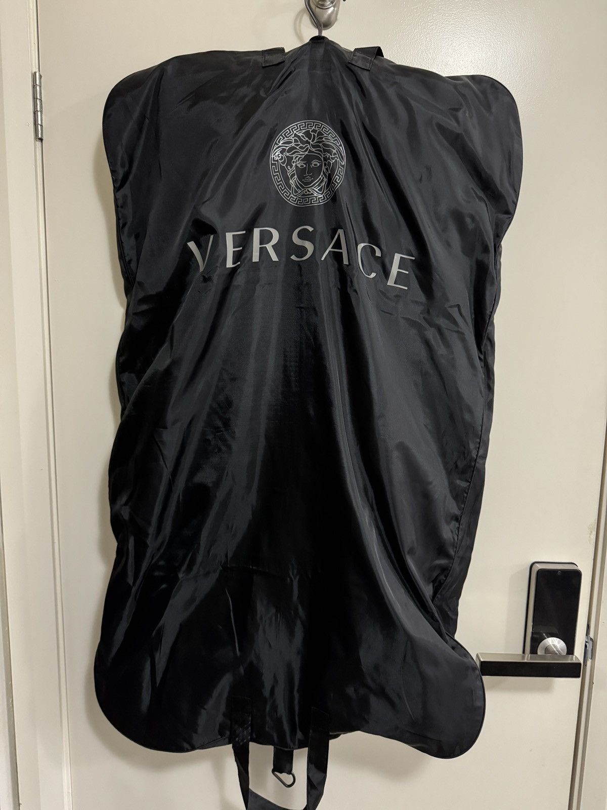 Versace Monogram Greca Jacquard Wool Suit – Blazer 50 + Pants 48 Size 40R - 7 Thumbnail