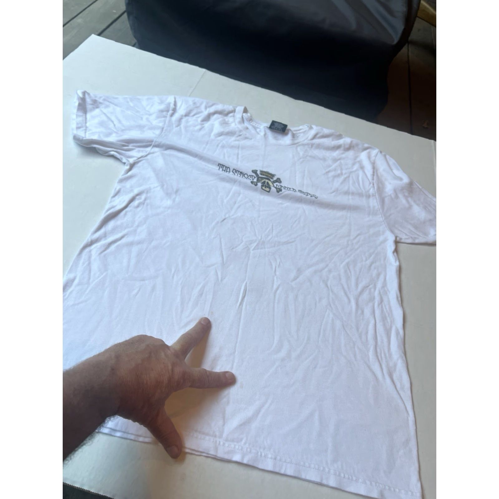 Vintage VINTAGE Stussy Shirt Mens Large White Surfer Stussy World Tribe 31st Ann Japanese Surf Contest Trestles Church’s Shirt Limited Edition Size US XL / EU 56 / 4 - 6 Thumbnail