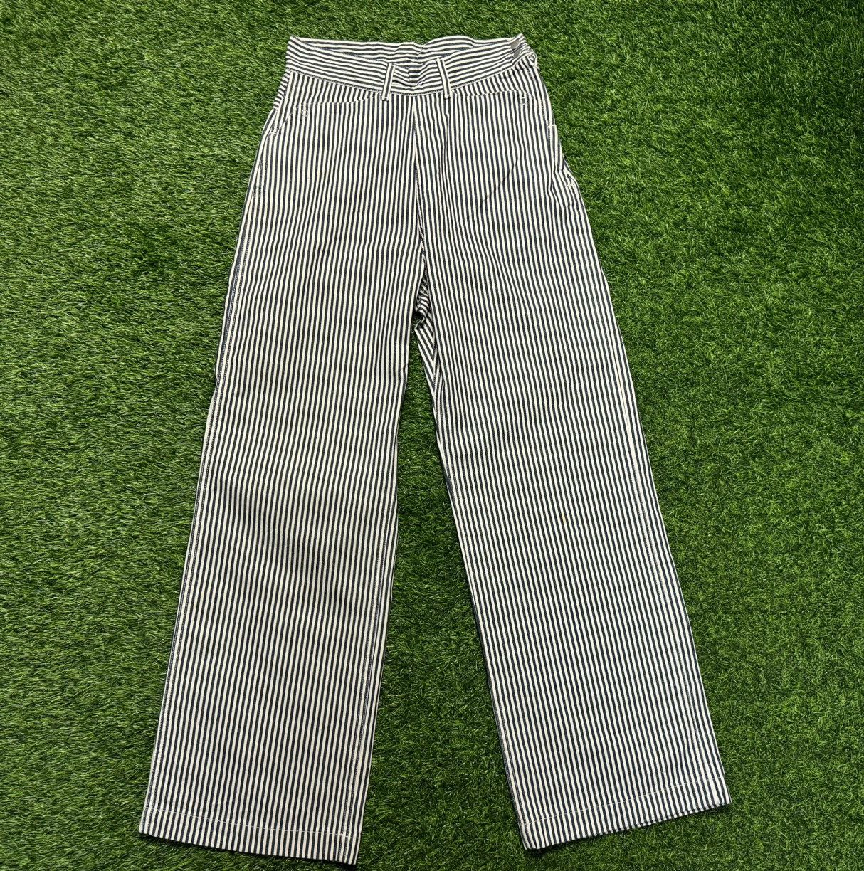 image of Solid Striped x Urban Research Doors Urban Research Door- Ordinary Fits Made In Japan Hickory in Bl