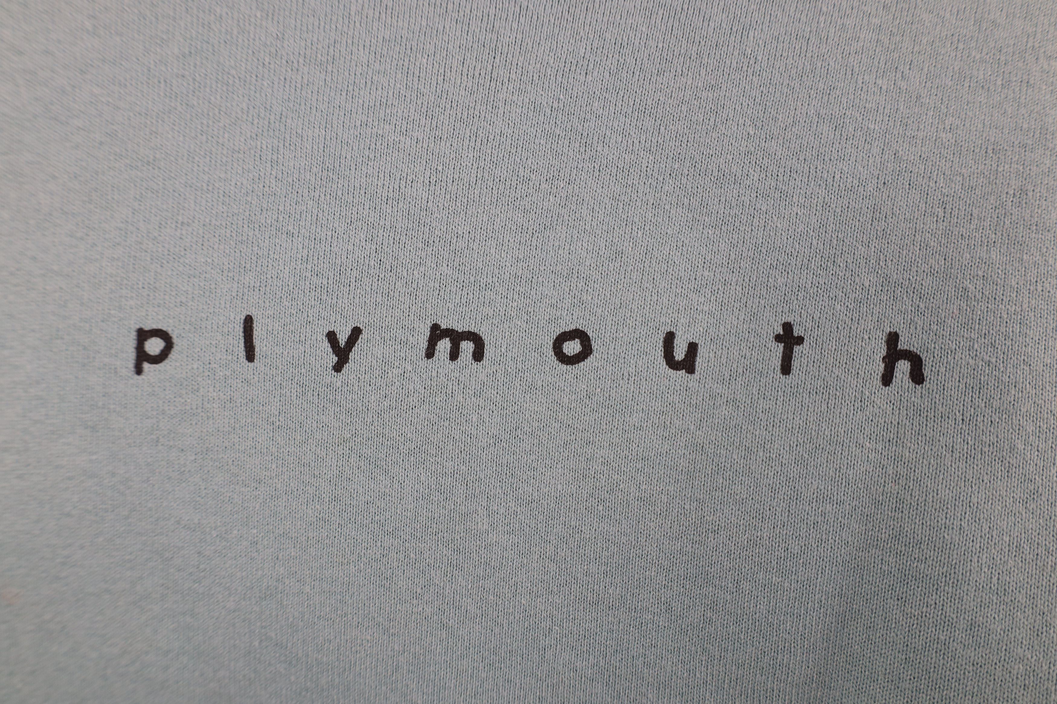 Vintage Vintage 90s Streetwear Plymouth Sweatshirt Teal USA Size M / US 6-8 / IT 42-44 - 4 Thumbnail