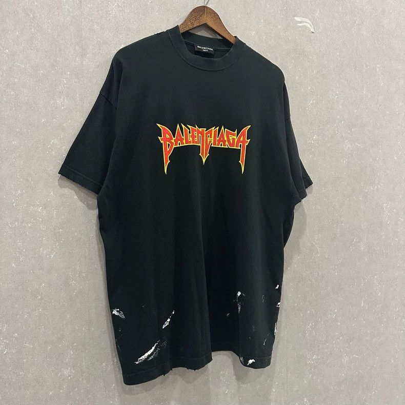 Balenciaga Balenciaga Rock and roll splash-ink flame destruction lett Size US S / EU 44-46 / 1 - 3 Thumbnail