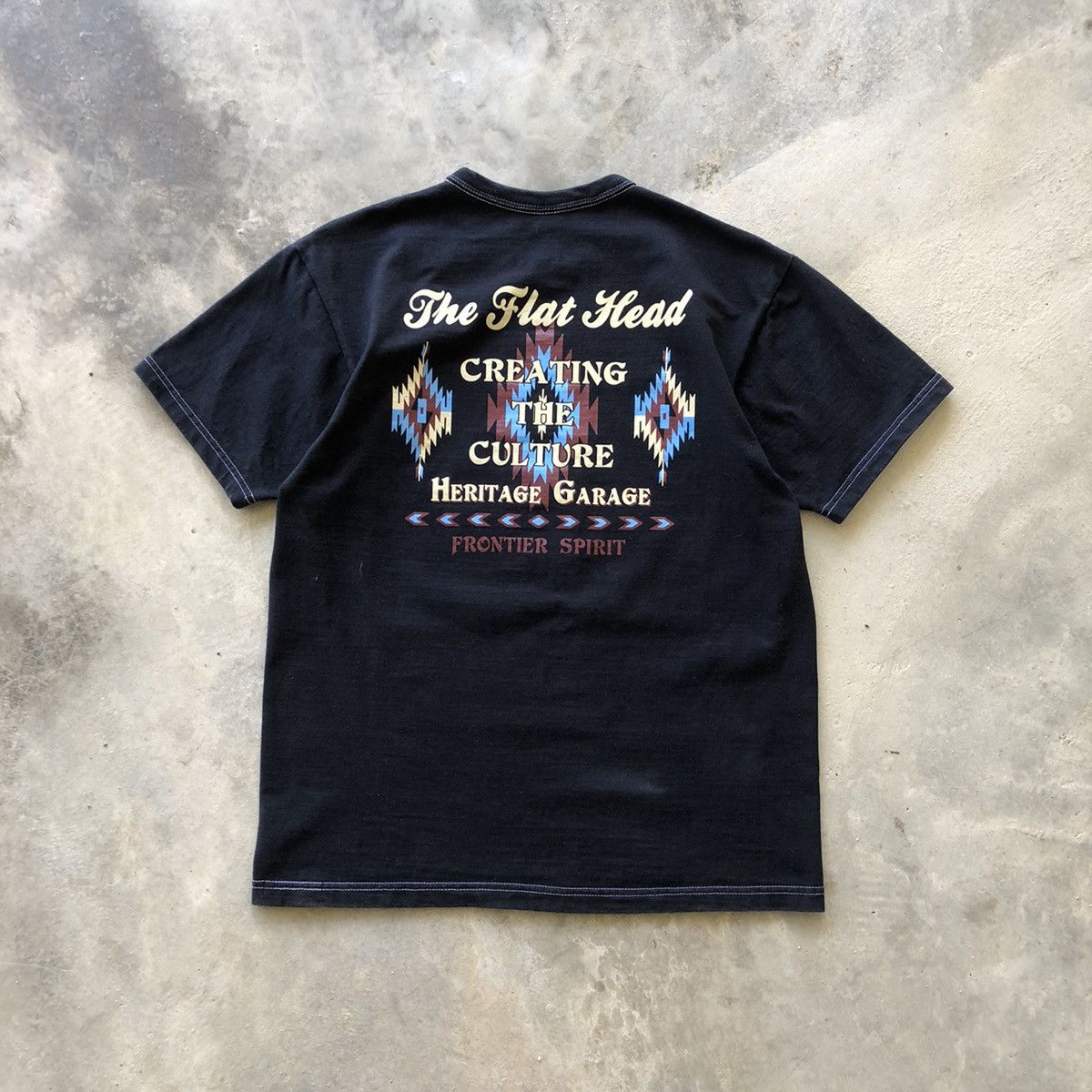 The Flat Head THE FLAT HEAD Frontier Spirit T-Shirt Size US XXS / EU 40 - 1 Thumbnail