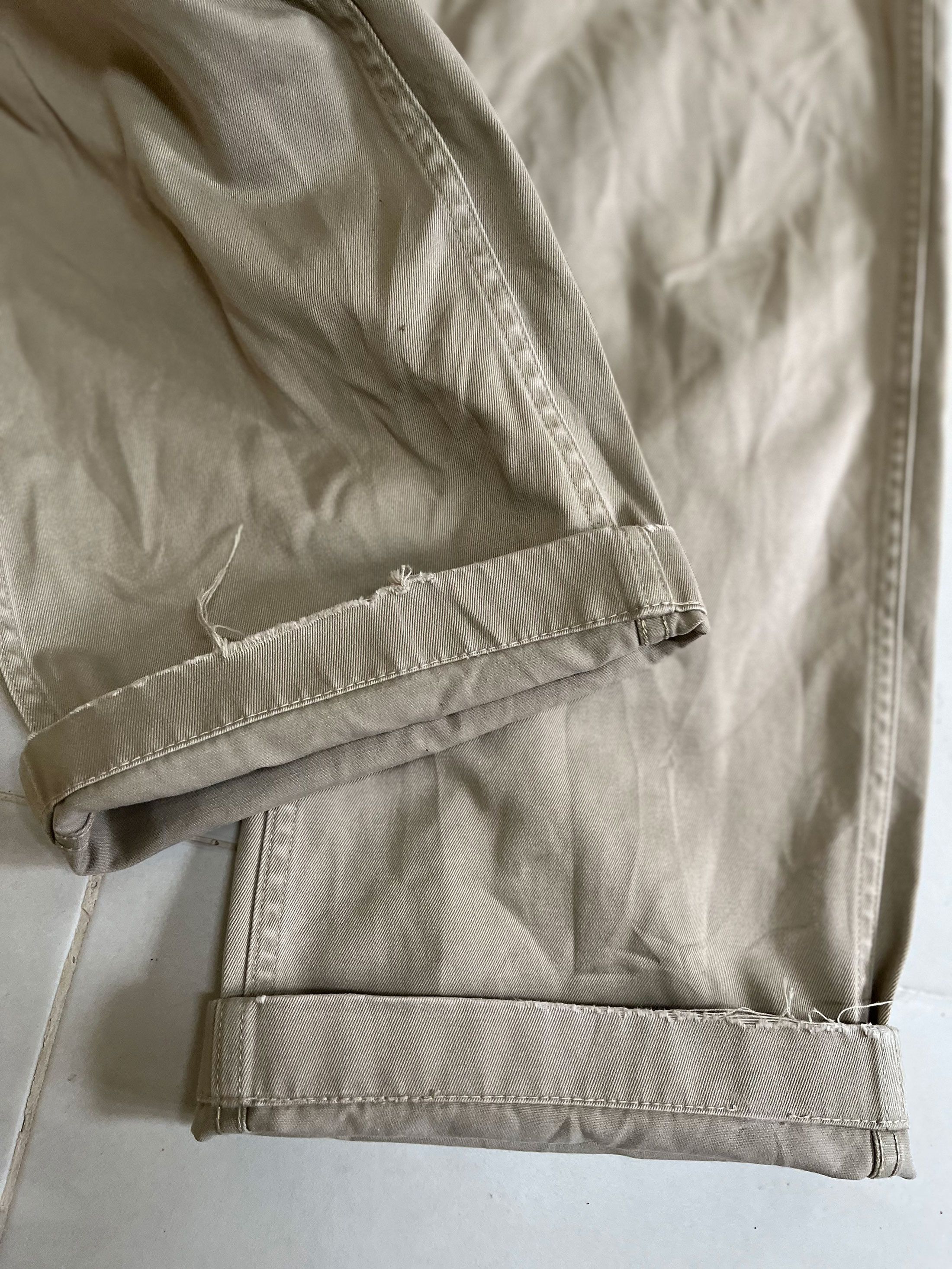 Buzz Rickson's × Japanese Brand × Toyo Enterprises Buzz Rickson Military Chinos Slim Straight Fit Size US 29 - 5 Thumbnail