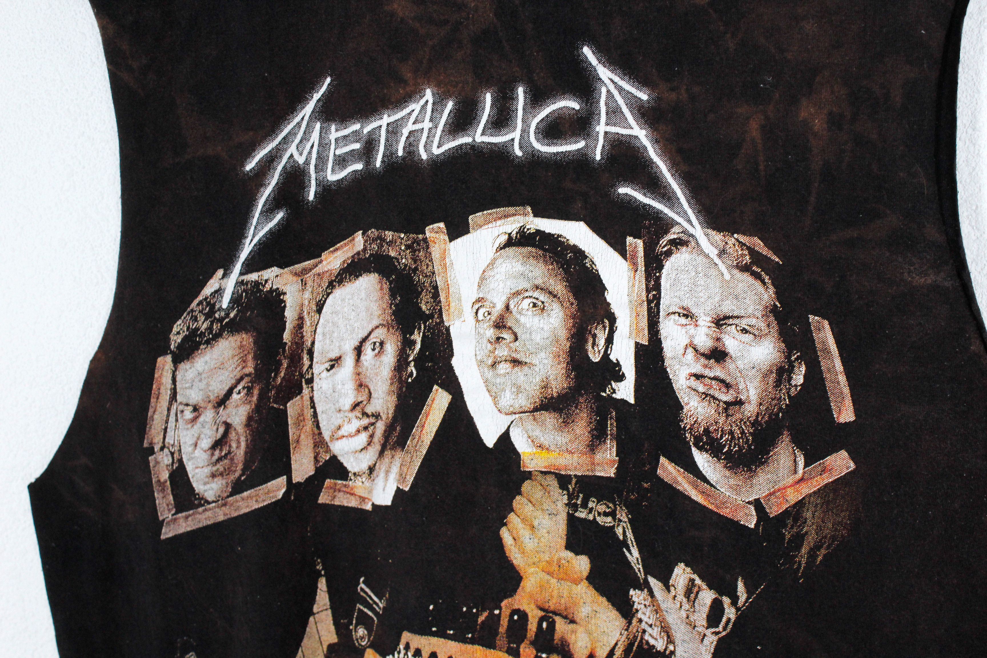 Band Tees × Bleach × Metallica Metallica Garage Inc Vintage Logo Graphic Sleeveless 90s Size US M / EU 48-50 / 2 - 2 Thumbnail