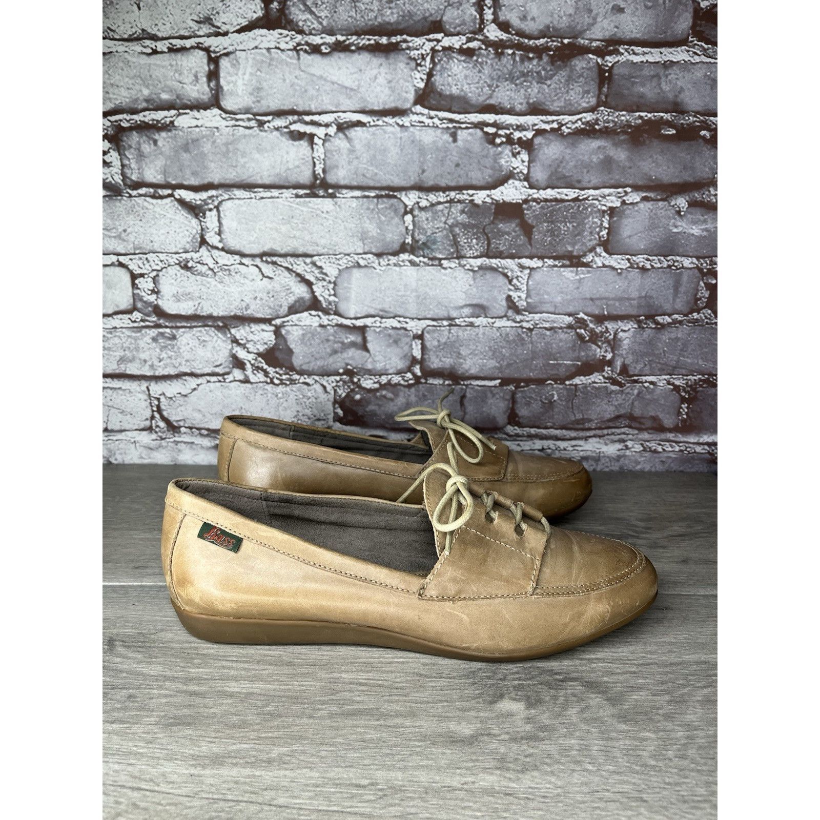 Bass GH Bass & Co. Bass Carla Clay Tan Leather Oxfords Shoes Wome Size US 11 / IT 41 - 3 Thumbnail
