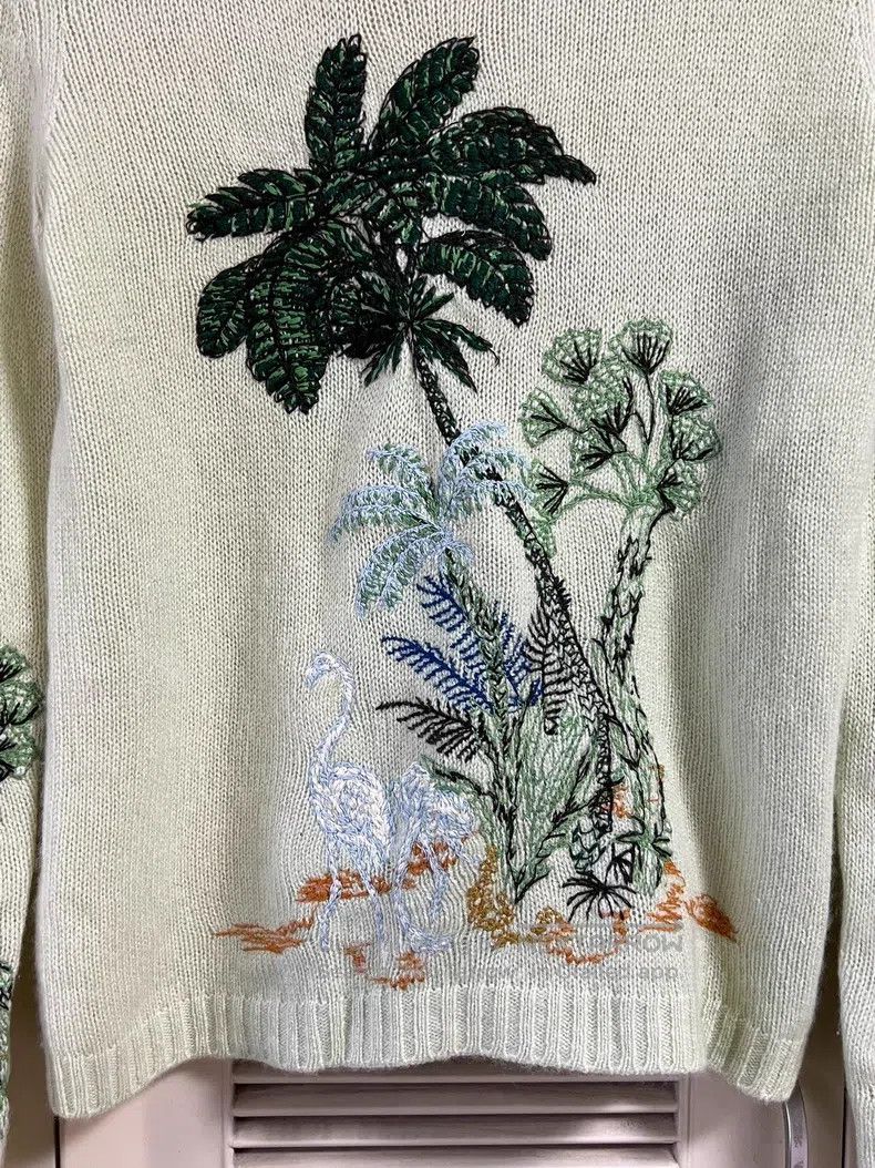Dior Dior Embroidered sweater Size XXS / US 00 / IT 34 - 4 Thumbnail