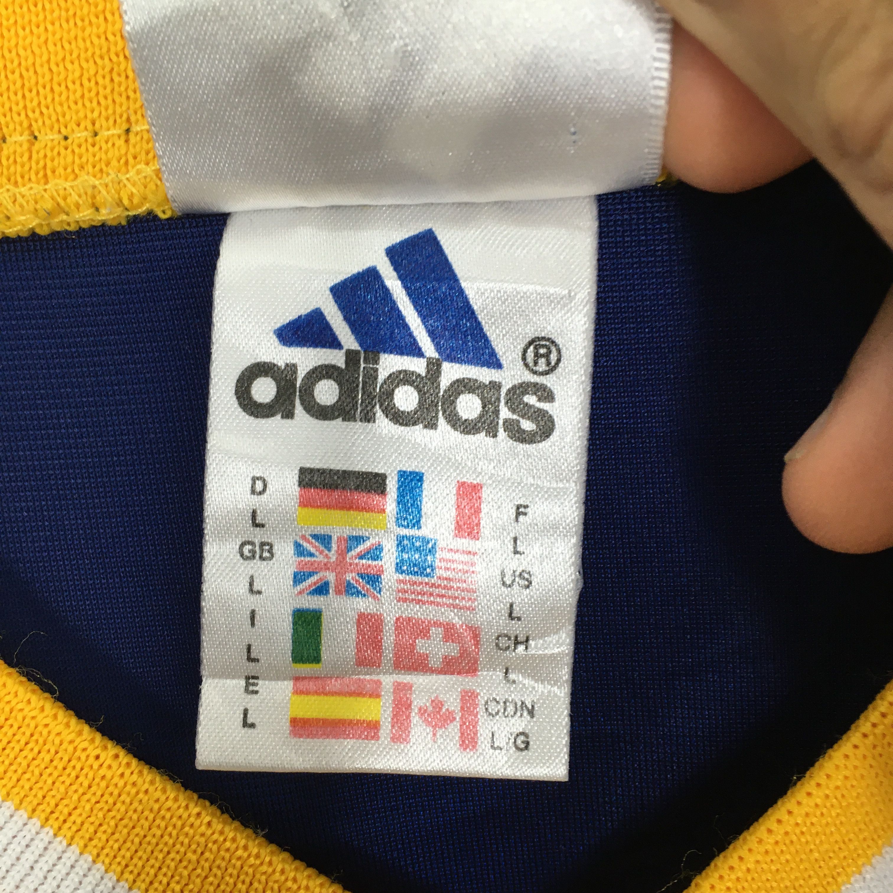 Adidas × Sports Specialties Vintage 90's Soccer Adidas Equipment Blue Jersey Large Size US L / EU 52-54 / 3 - 7 Thumbnail