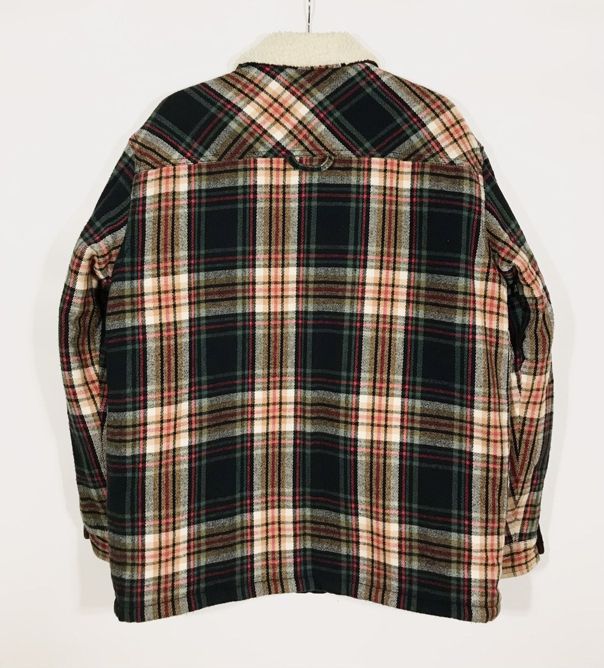 Karl Kani Karl Kani Chest Signature Flannel Sherpa Shirt Jacket Men's Size US S / EU 44-46 / 1 - 2 Thumbnail
