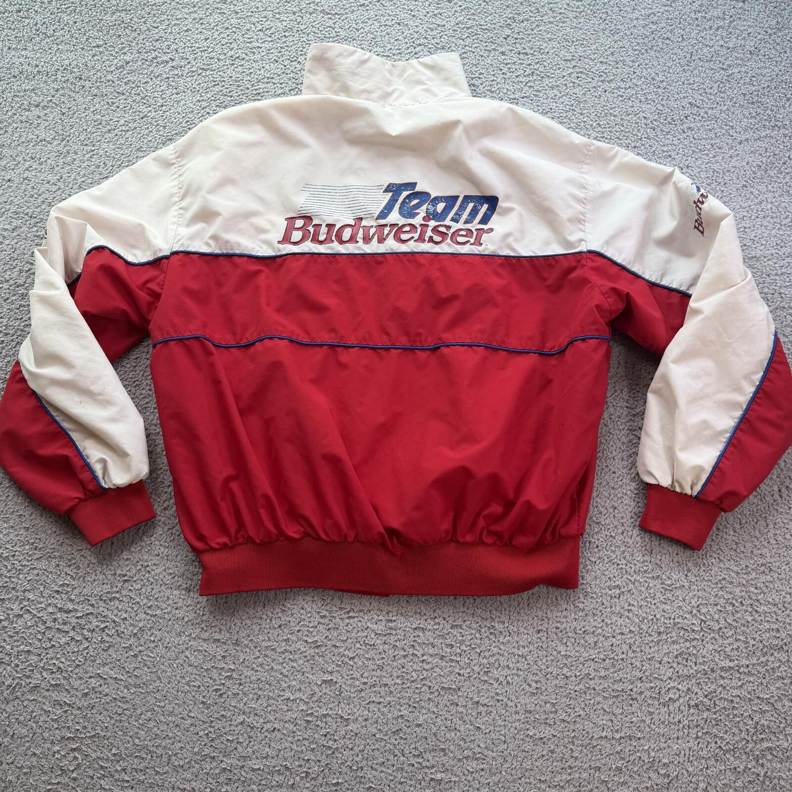 Other Vintage 90s Team Budweiser Racing Jacket Made In USA Bomber Size US L / EU 52-54 / 3 - 2 Thumbnail